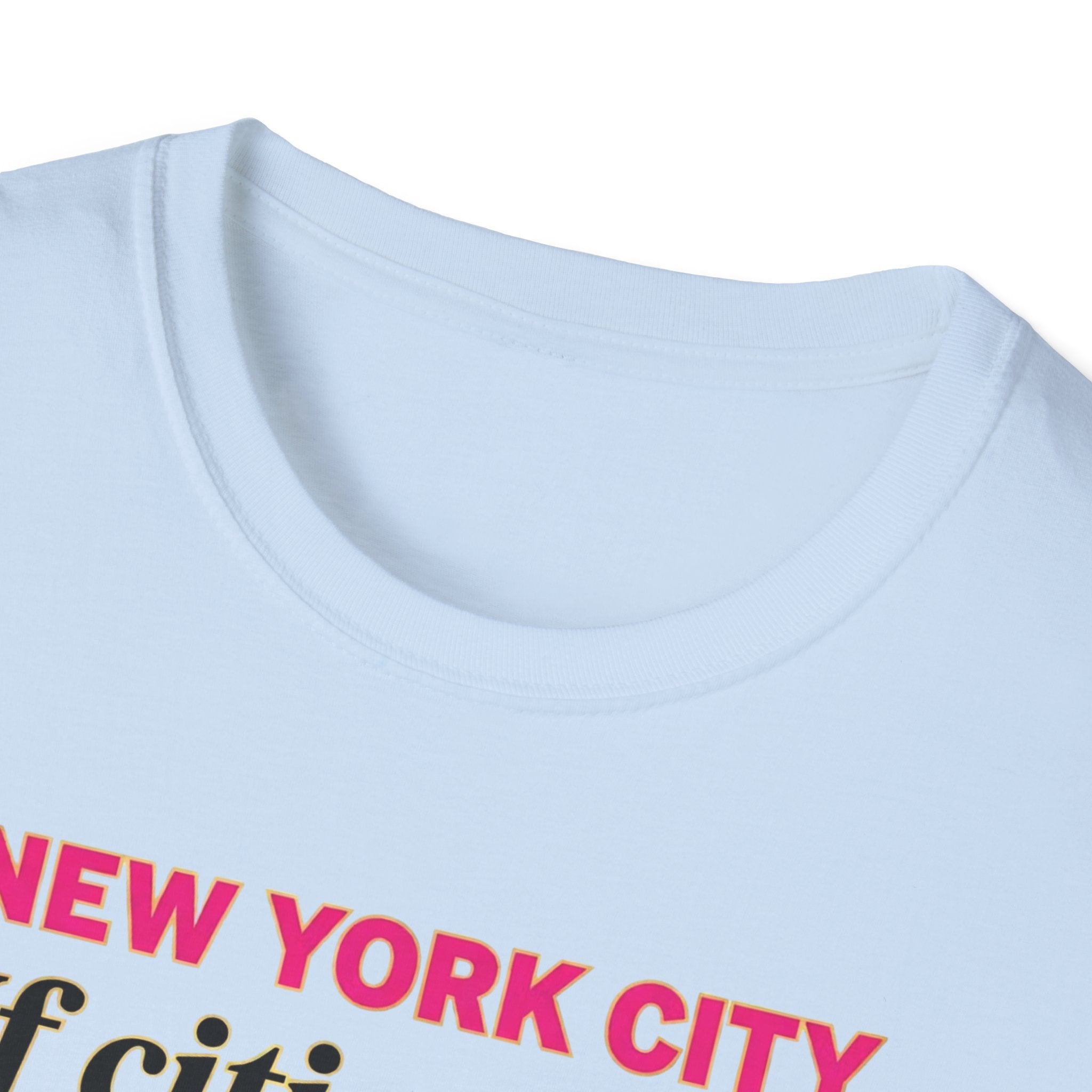 T-Shirt — "New York City: If cities could talk, mine would sass" Lipstick & Kiss Graphic