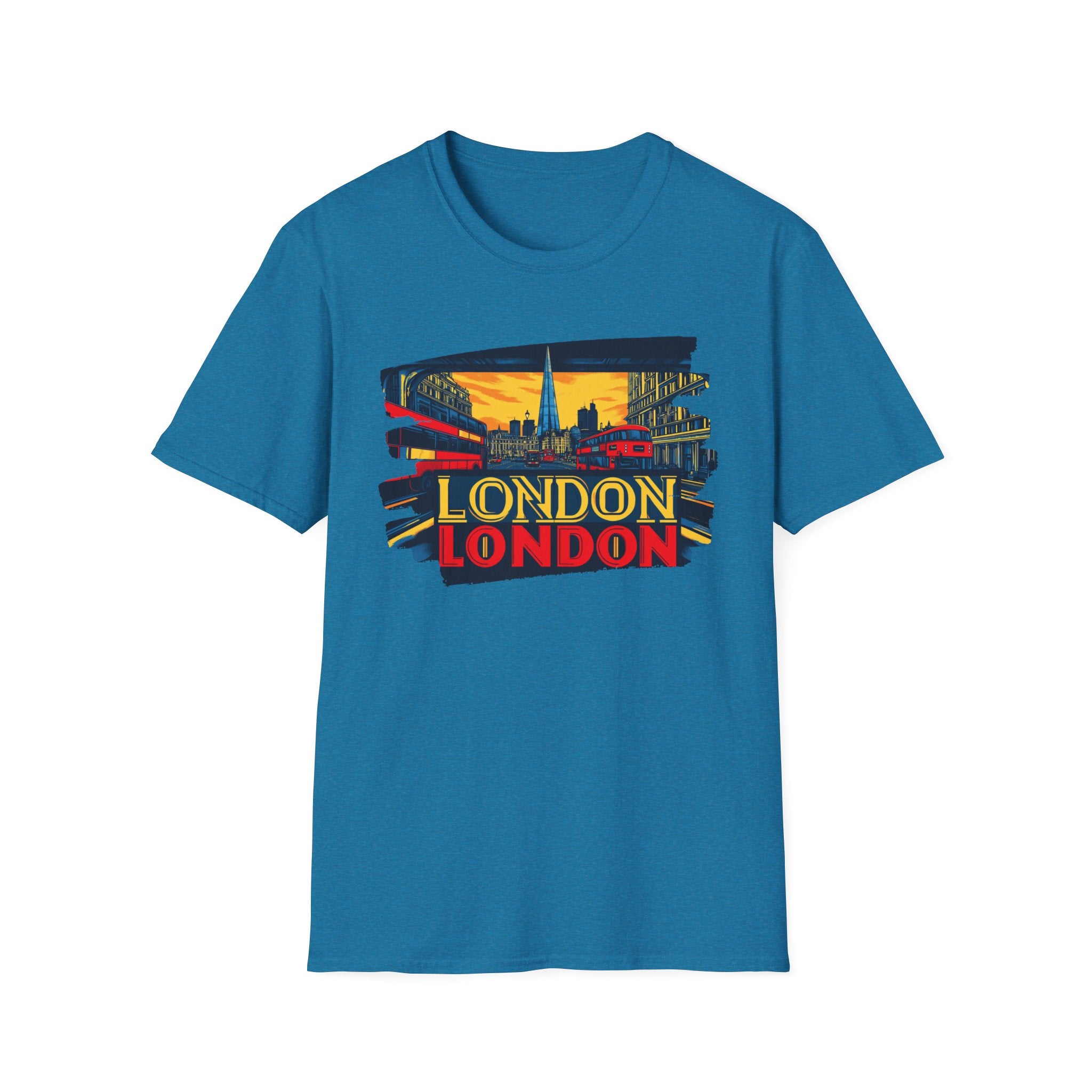 London Skyline Graphic T-Shirt | Retro Cityscape London Tee