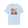 Retro Chicago Square Logo T-Shirt | Mid-Century City Design