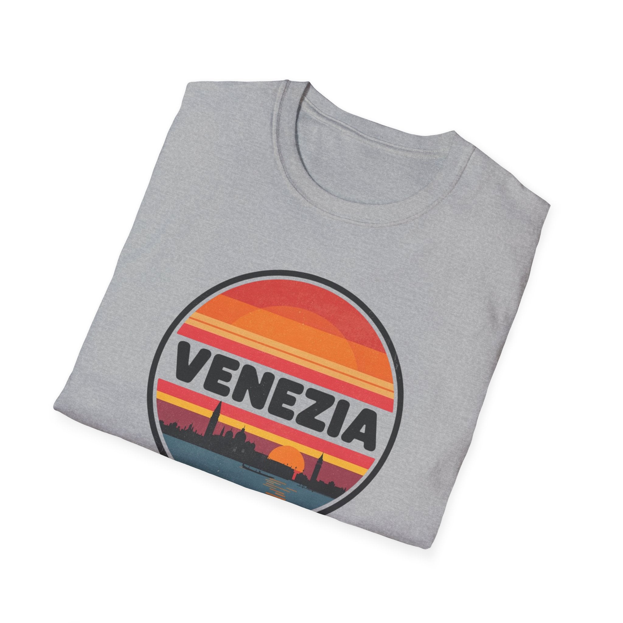 Venezia Sunset T-Shirt — Retro Venice Skyline Tee