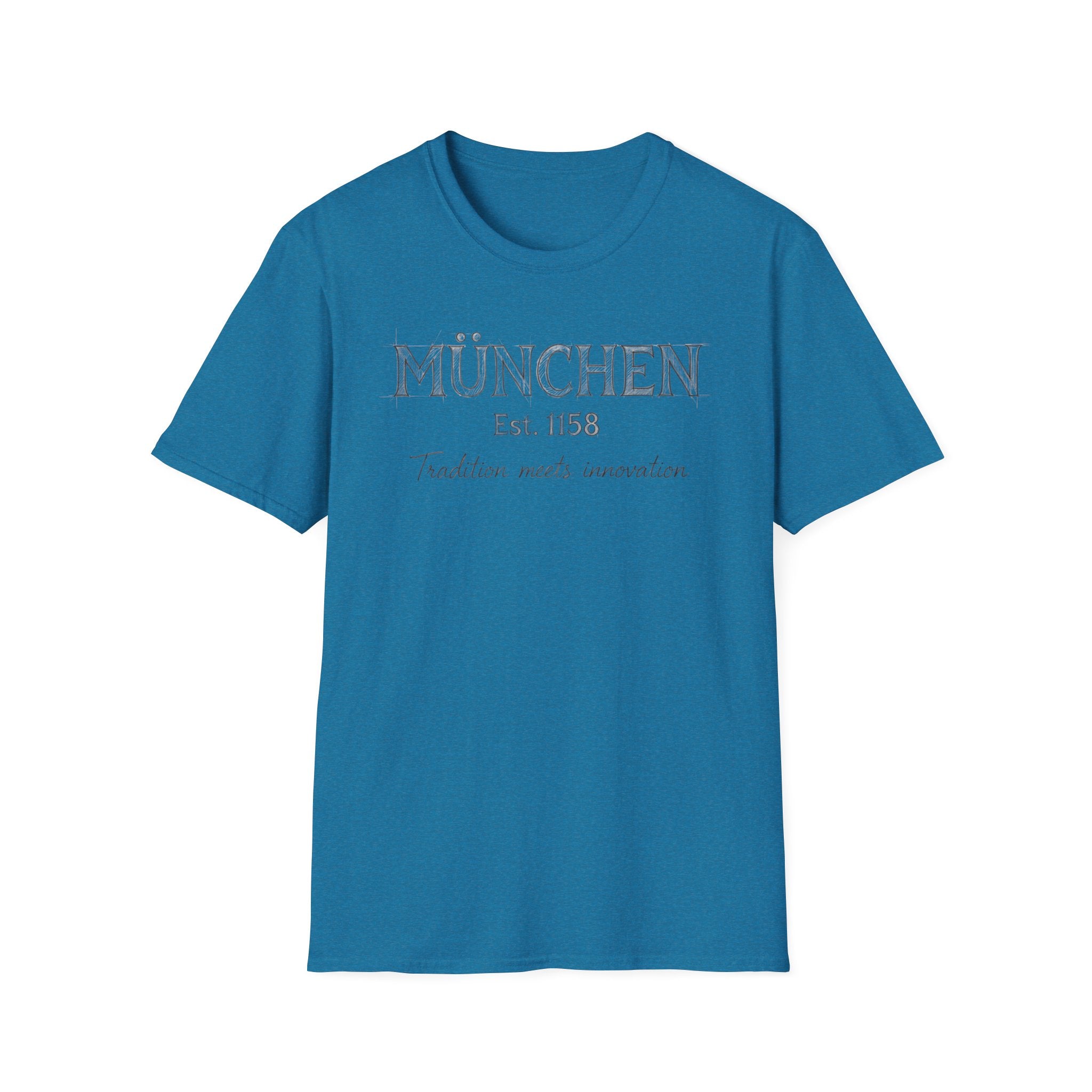 München Est. 1158 T-Shirt | Tradition Meets Innovation, Munich Typography Tee