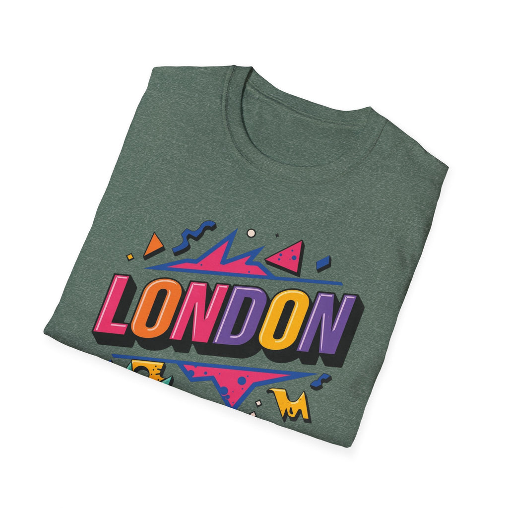 London Pop Art T-Shirt — Colorful Retro City Graphic Tee