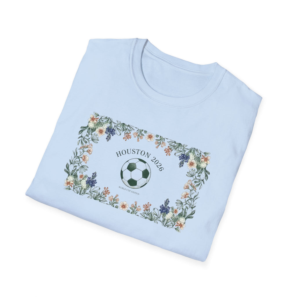 Floral Soccer Mom T-Shirt — 'Best Mom Ever' Athletic Floral Tee