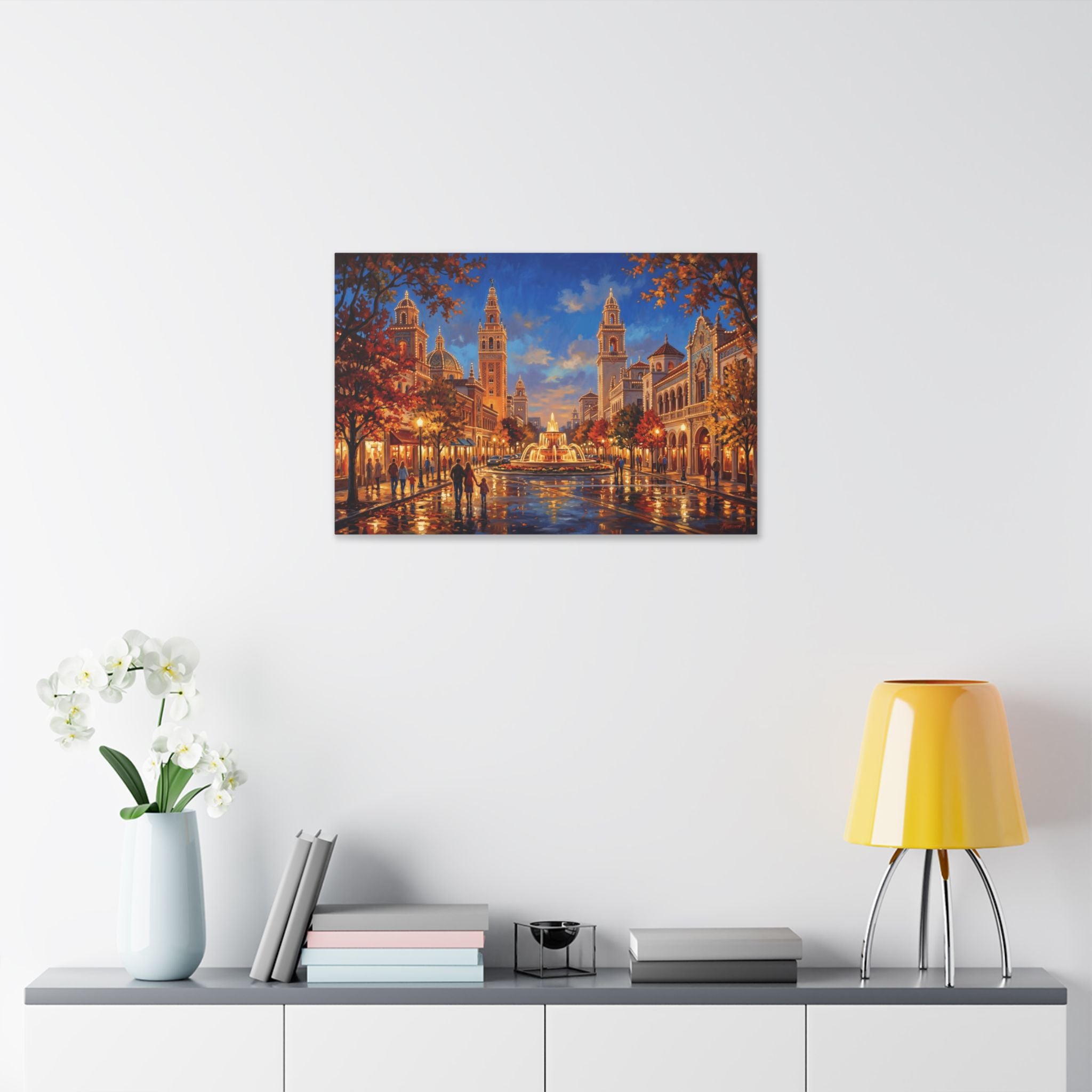 Kansas City Country Club Plaza Shopping District Canvas