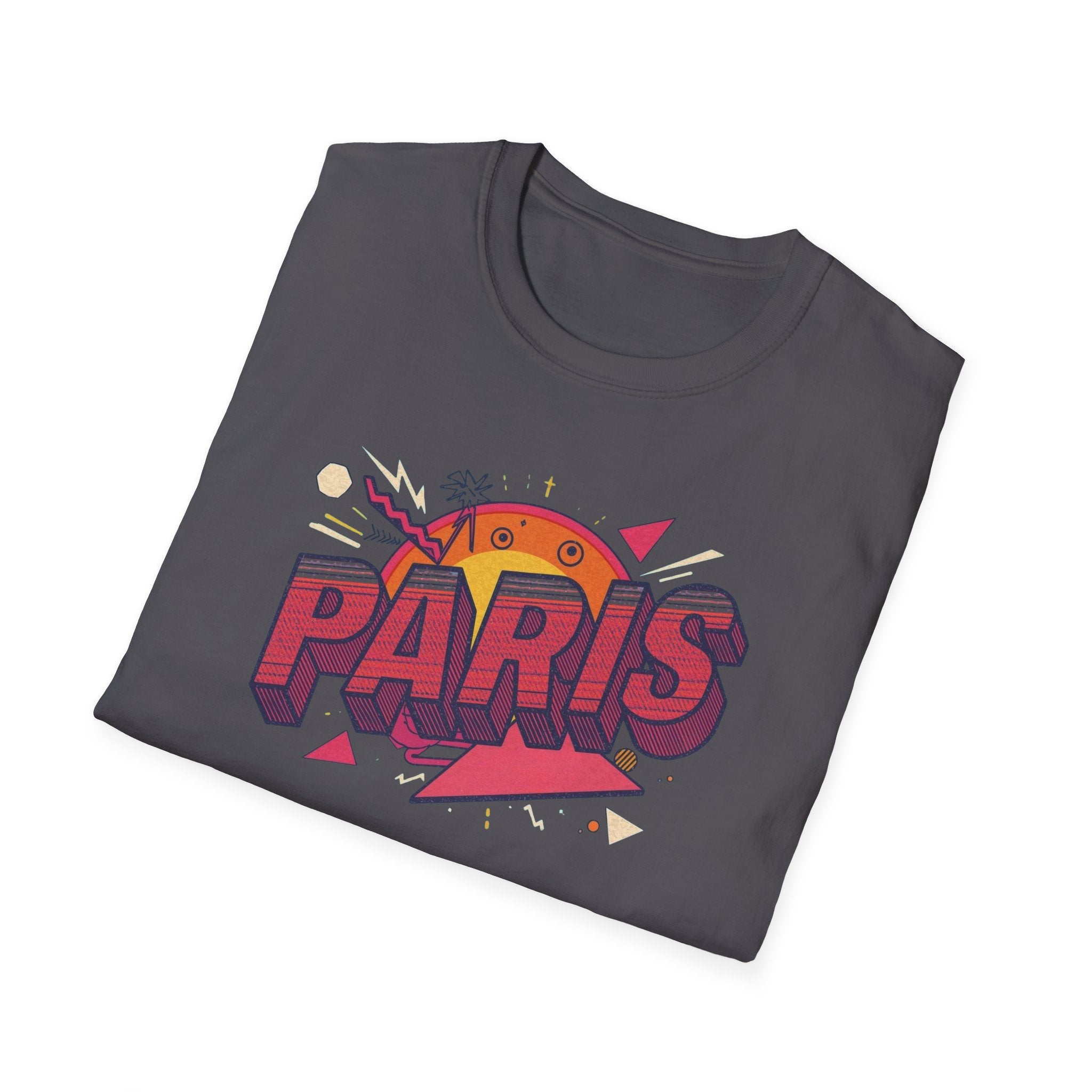 Paris Retro Graphic T-Shirt — Vintage Sunset Travel Tee