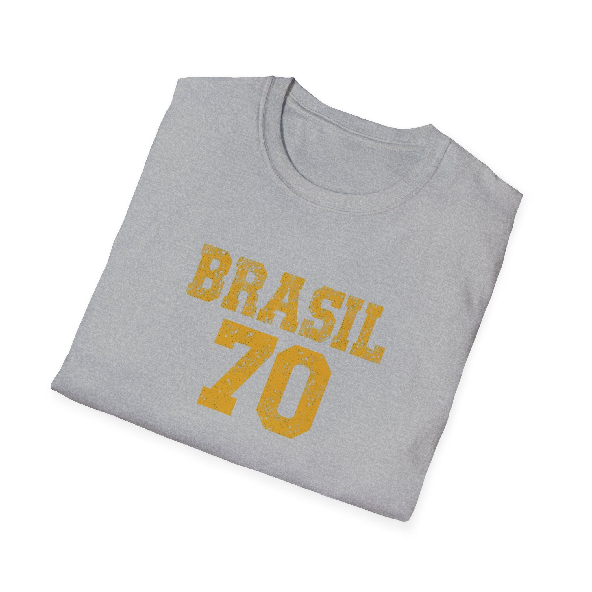 Brasil 70 T-Shirt | Vintage Sports Jersey Number