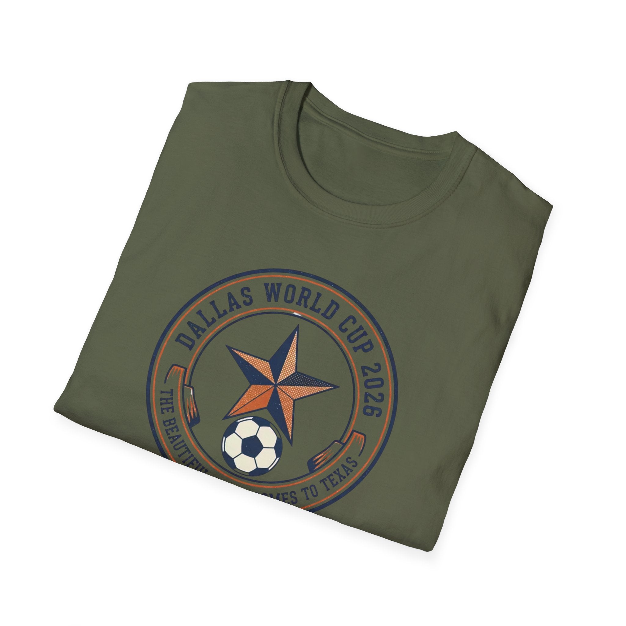 Dallas World Cup 2026 Soccer Badge T-Shirt