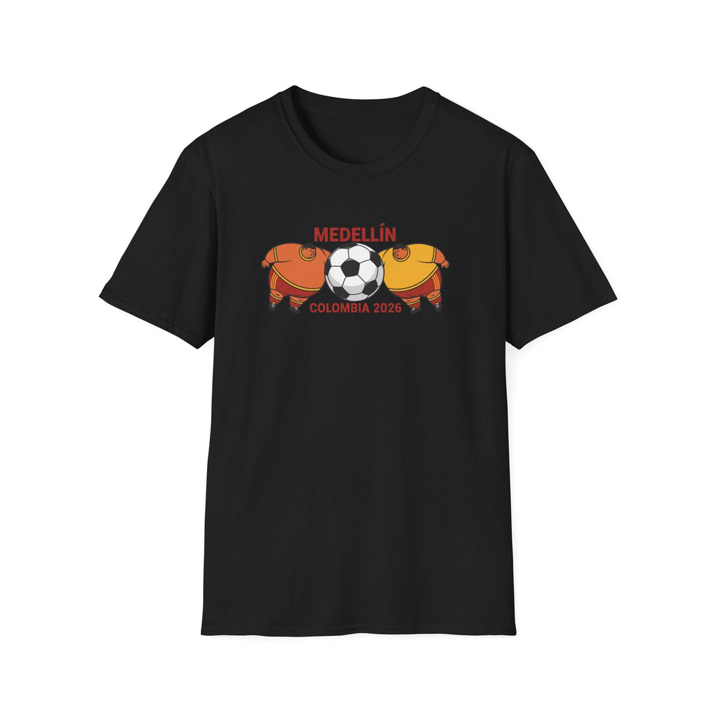 Medellín Colombia 2026 Soccer T-Shirt – Football Dolphins Graphic Tee