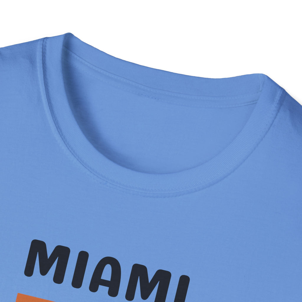 Miami Retro Stripes T-Shirt | Vintage Sunset Bars Tee