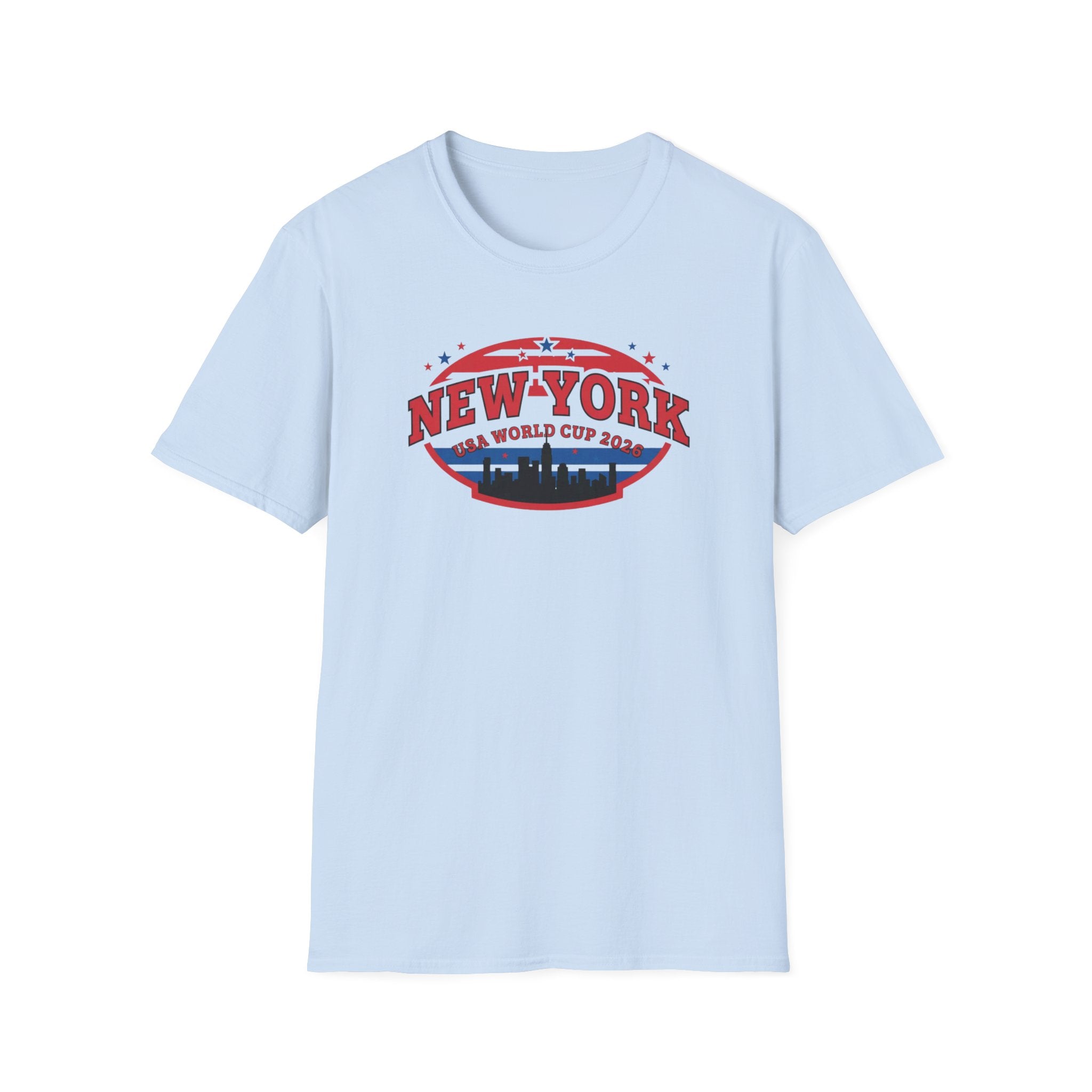 New York World Cup 2026 T-Shirt — Vintage Skyline Soccer Tee