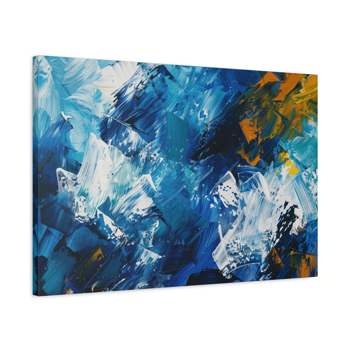 Abstract Painting Inspired by Munich and Bavarian Culture Stretched Canvas Wall Art