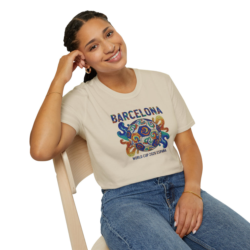 Barcelona Octopus T-Shirt — World Cup España 2026 Soccer Fan Tee