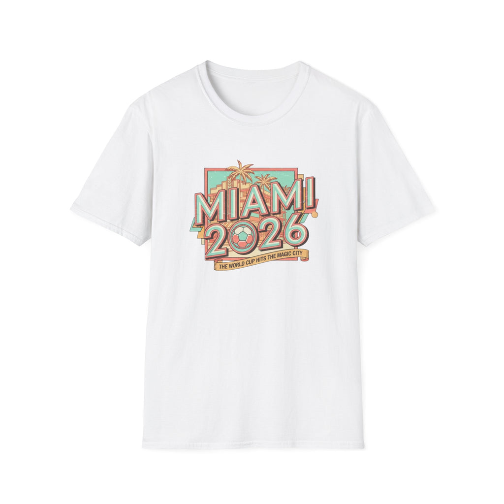 Miami 2026 Retro Palm Beach T-Shirt