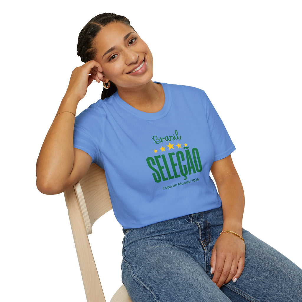 Selecao Brazil Soccer T-Shirt – Copa do Mundo 2022 Fan Tee