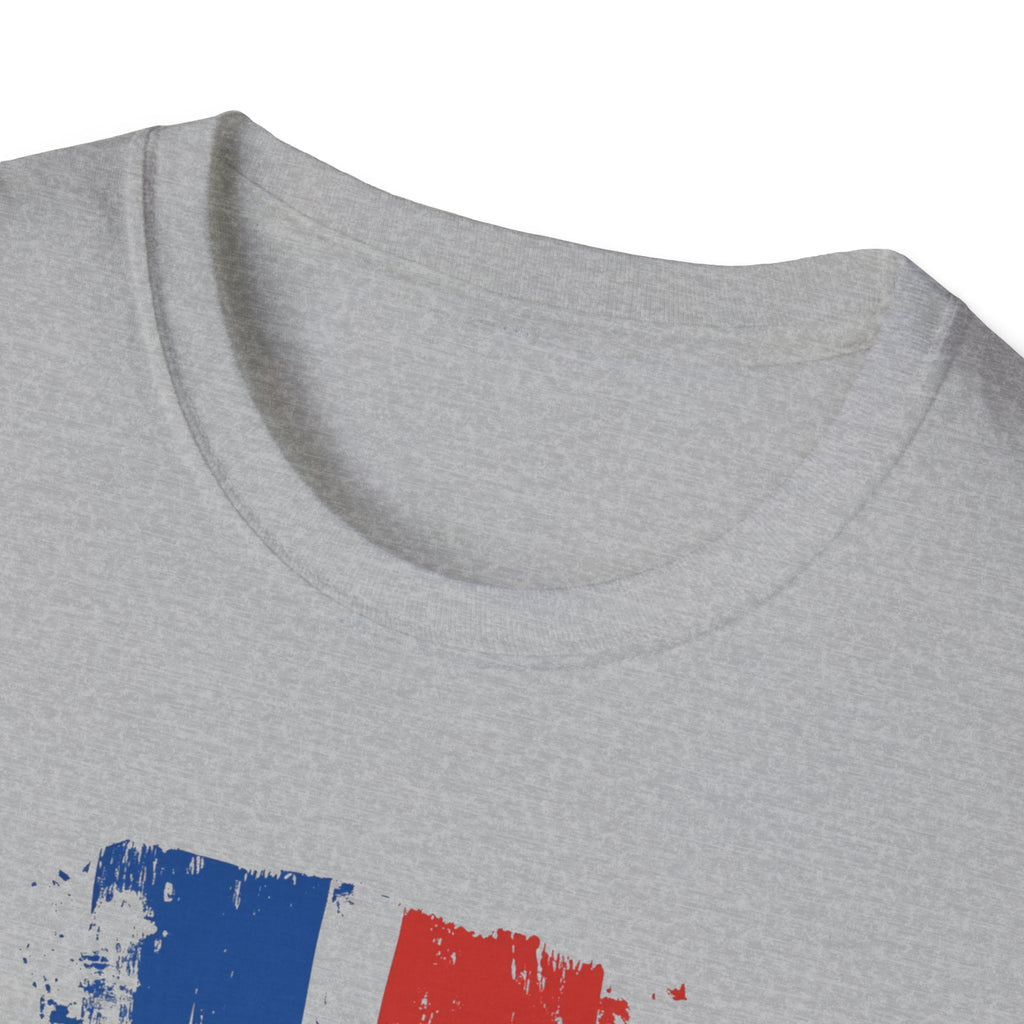 Allez Les Bleus T-Shirt | French Flag Grunge Football Soccer Shirt