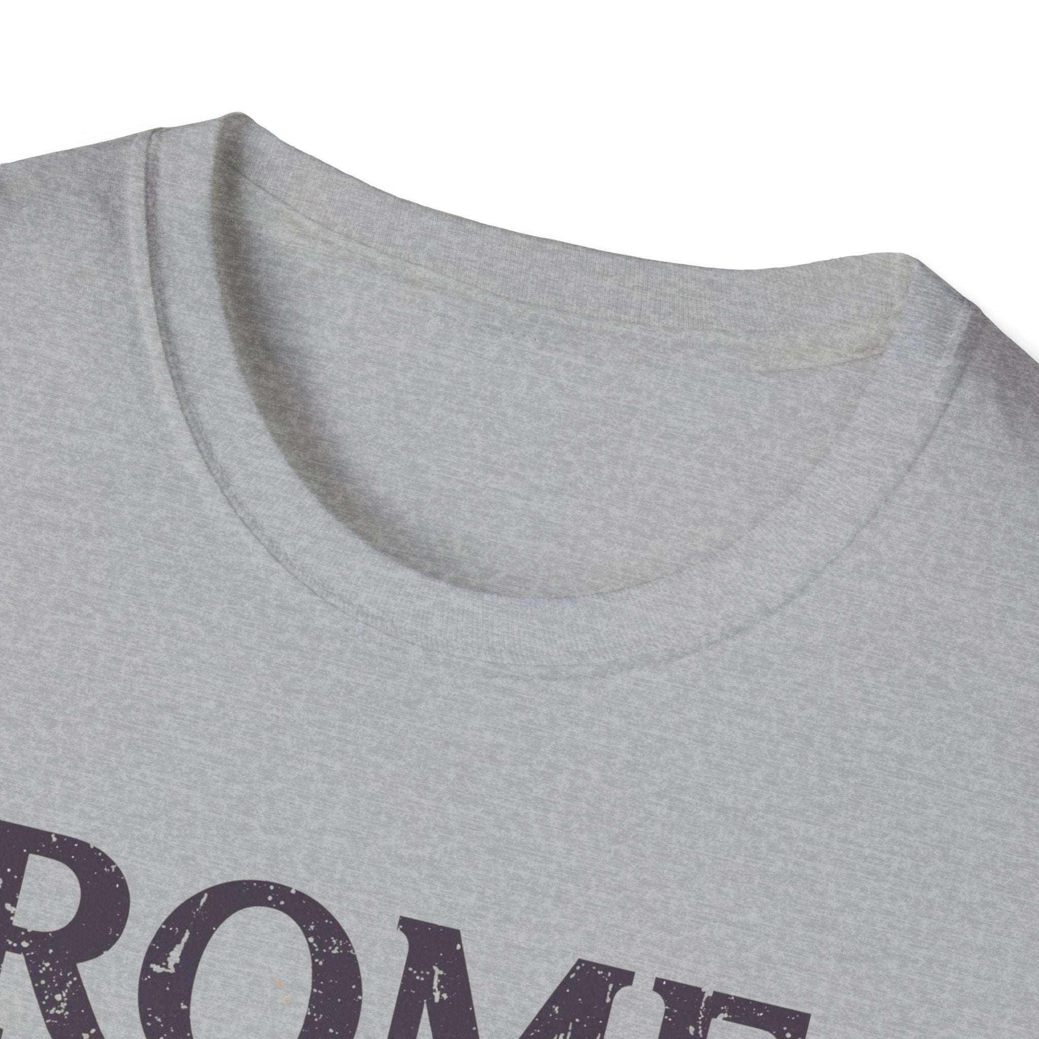 Rome Vintage Stripes T-Shirt — "When in Rome" Travel Tee