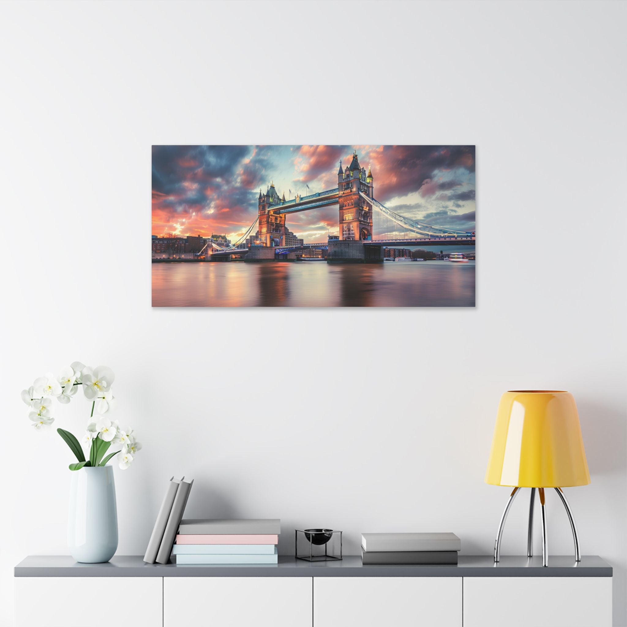 Tower Bridge Sunset Canvas