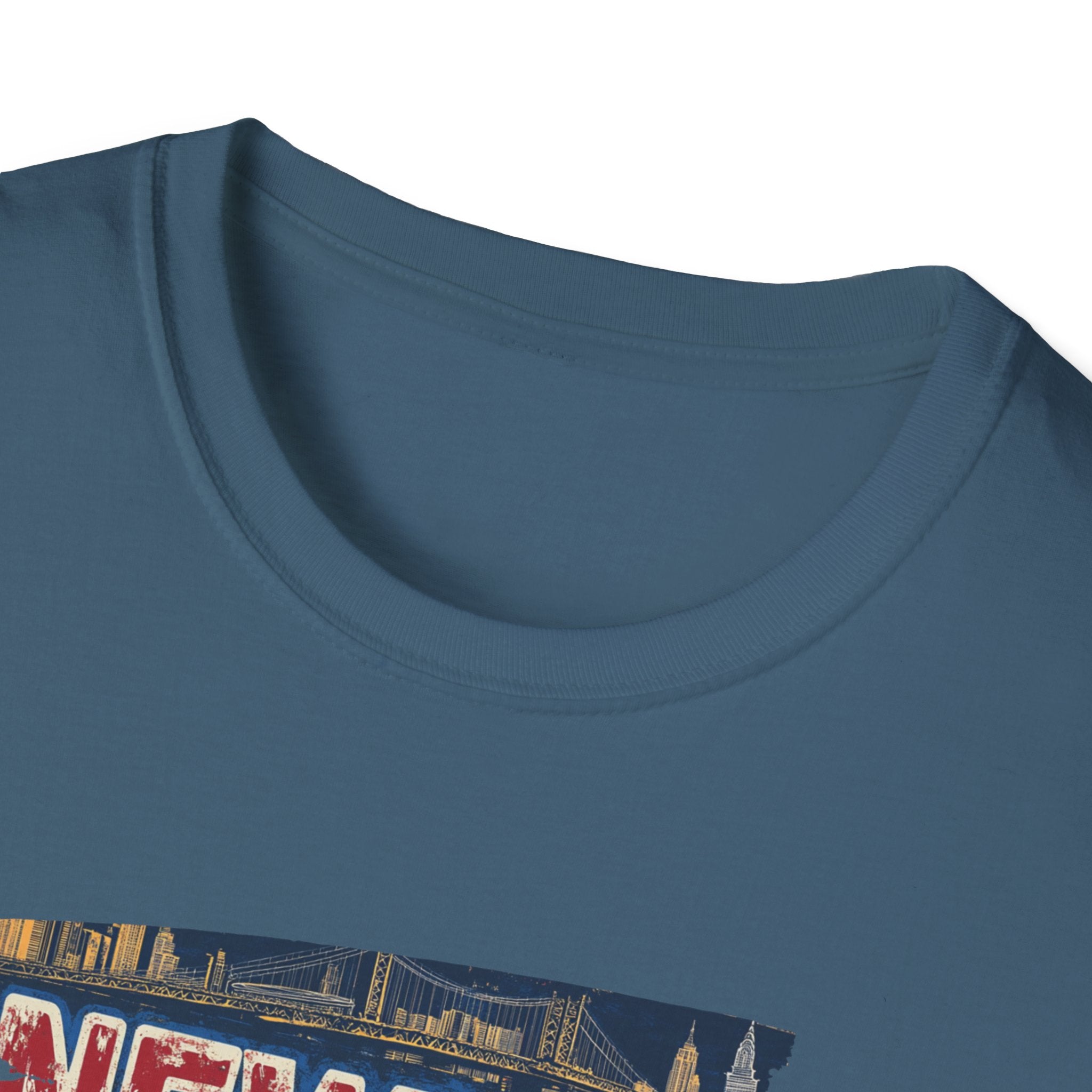New York Taxi Skyline T-Shirt | NYC vintage cab illustration