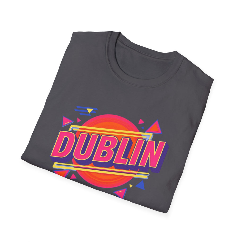 Dublin Retro 3D Unisex Softstyle T-Shirt