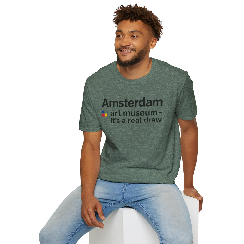 Amsterdam Art Museum T-Shirt — "it's a real draw" Graphic Tee
