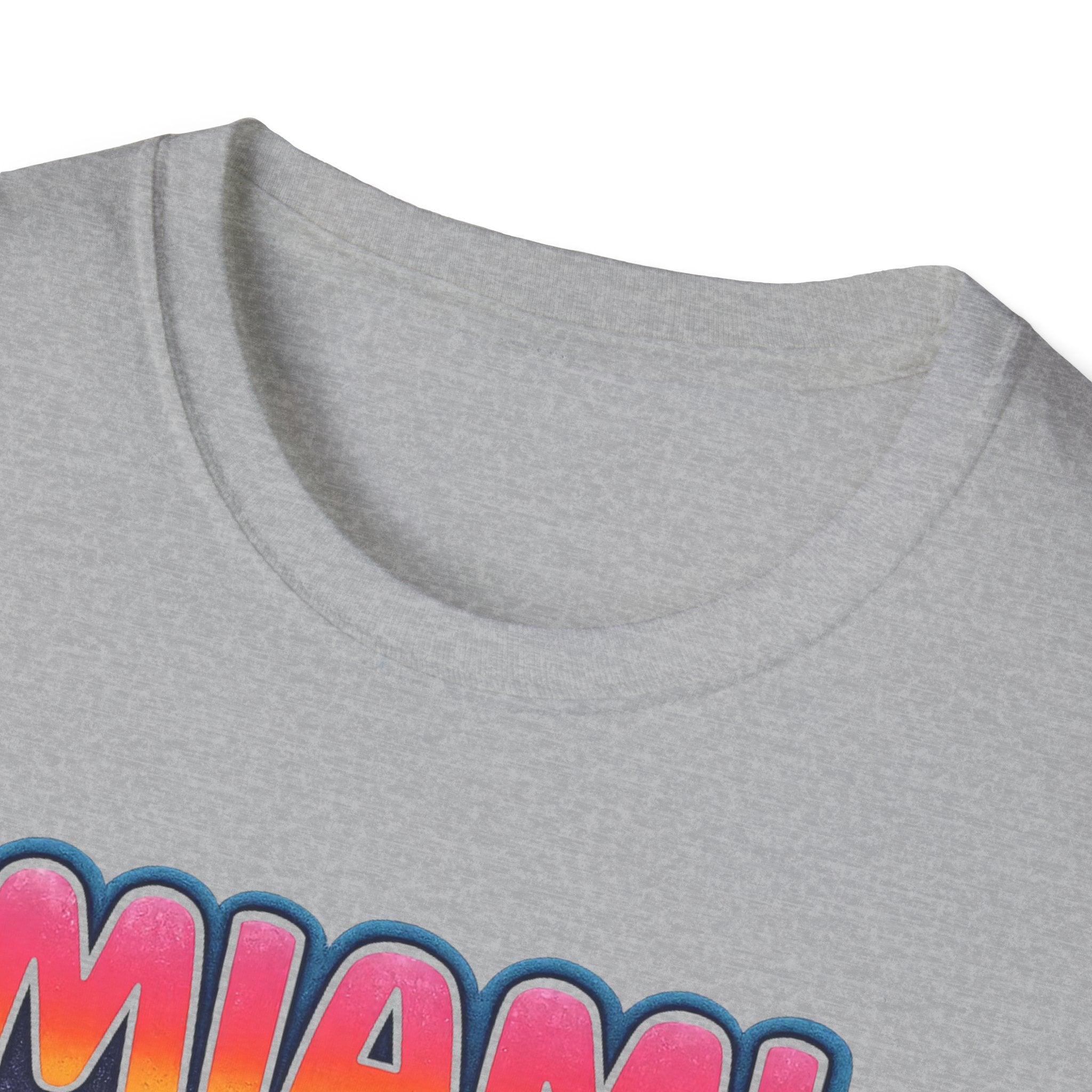 Miami Caliente Sunset T-Shirt — Vintage Palm Beach Vacation Tee