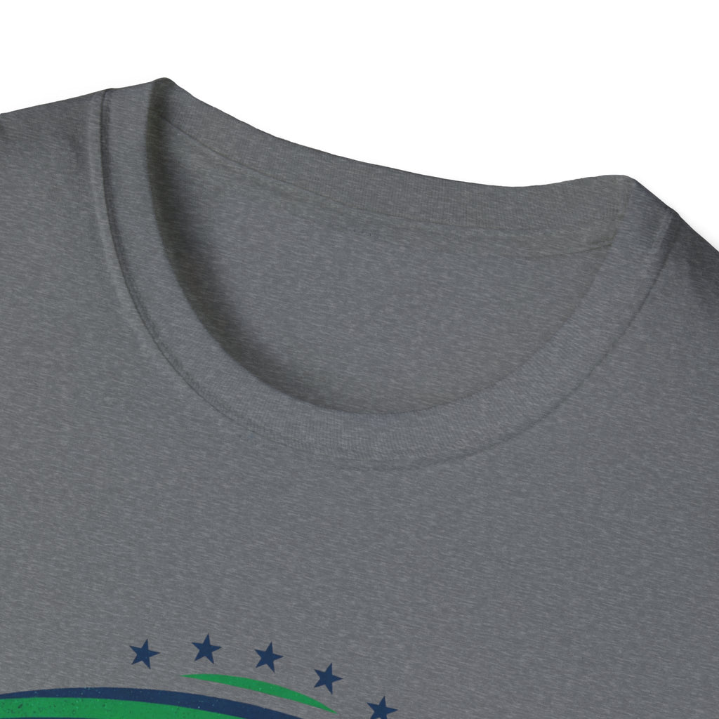 Brasil Retro Arch T-Shirt | Brazilian Flag Colors, Soccer Pride