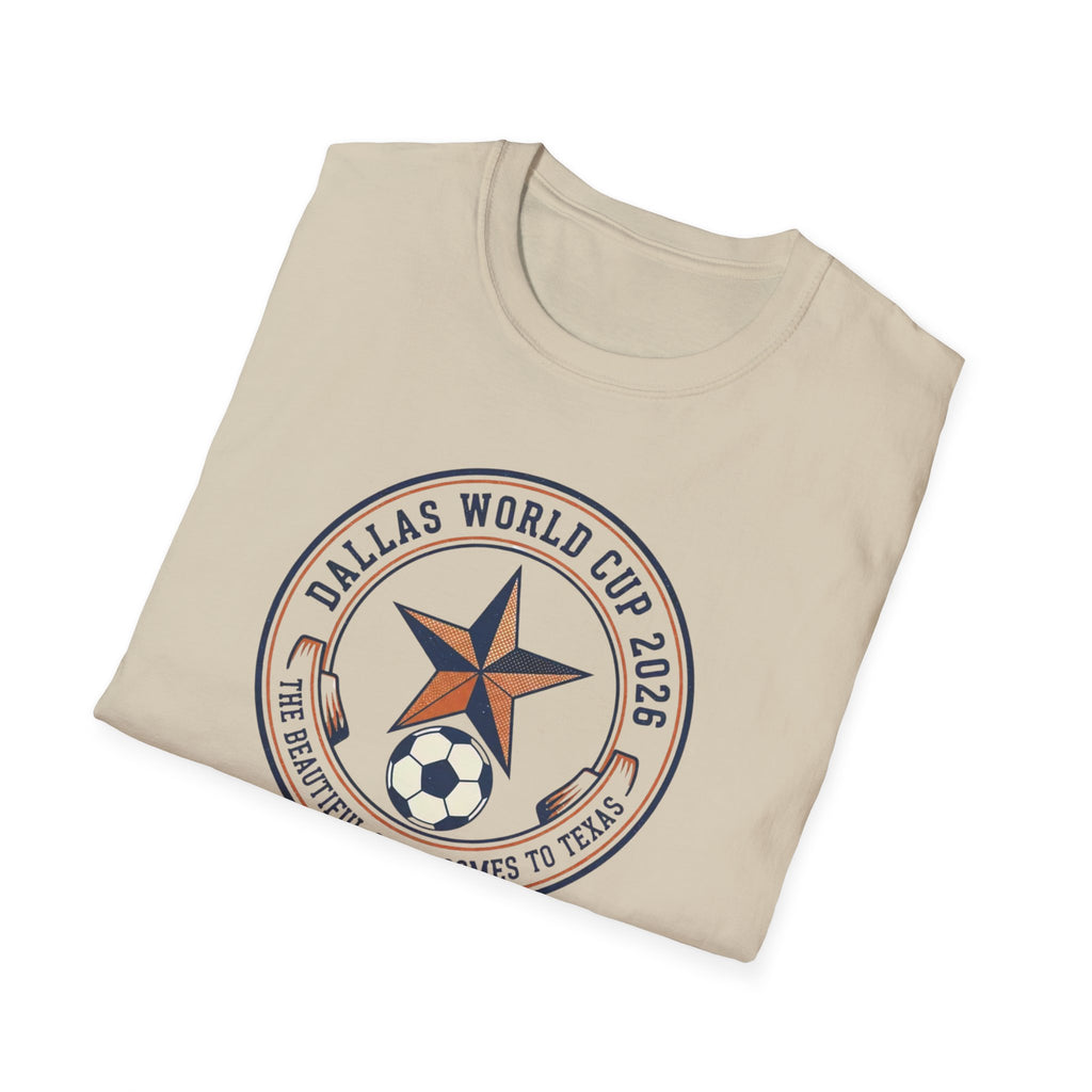 Dallas World Cup 2026 Soccer Badge T-Shirt
