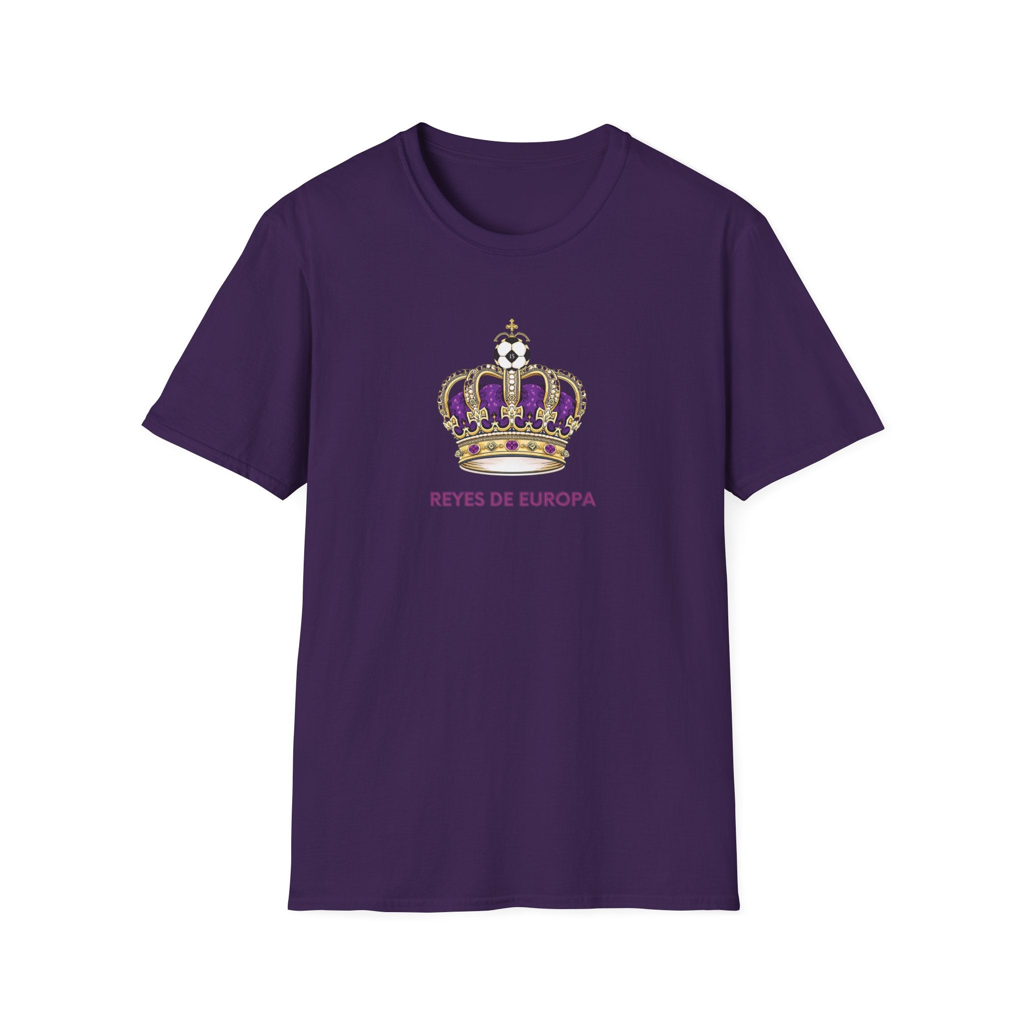 Reyes De Europa Crown T-Shirt | Purple Gold Royal Crest