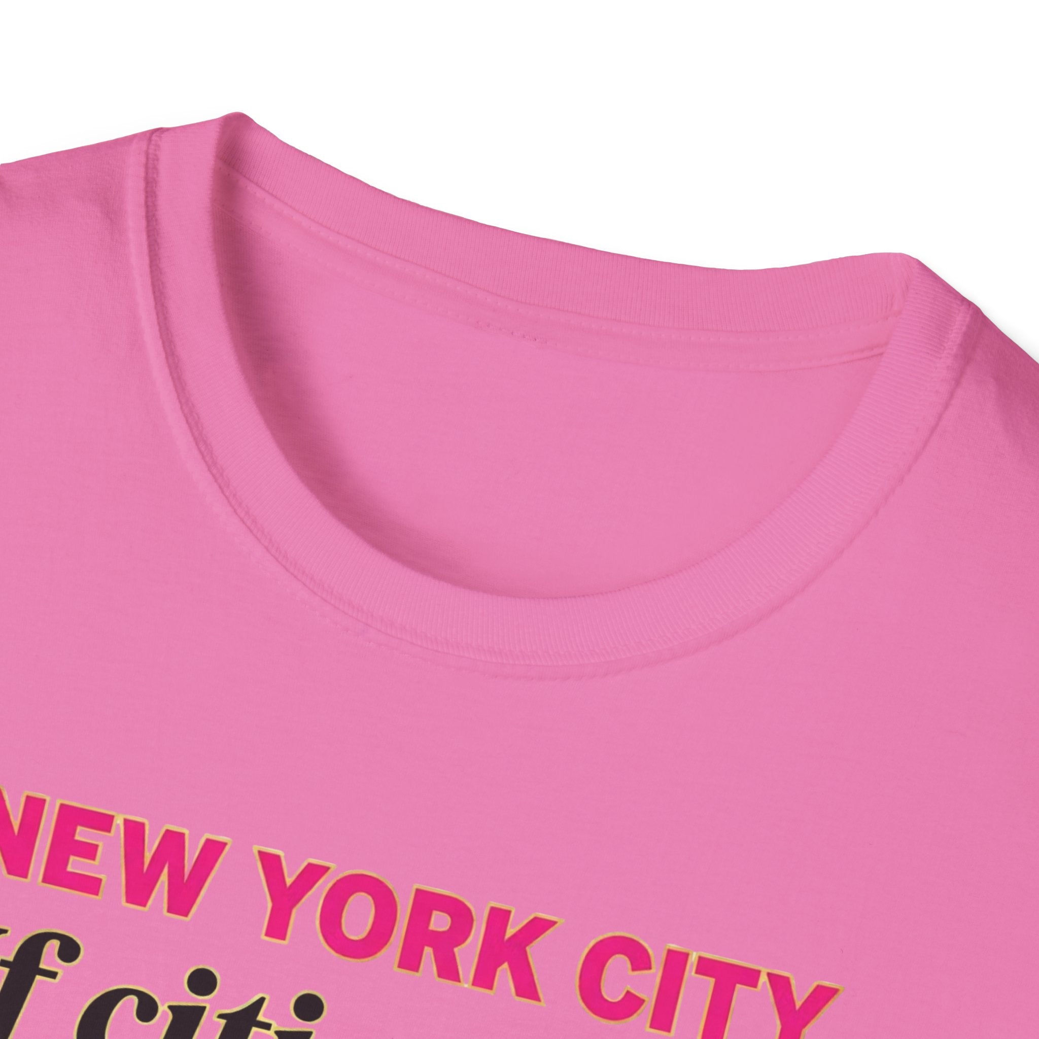 T-Shirt — "New York City: If cities could talk, mine would sass" Lipstick & Kiss Graphic