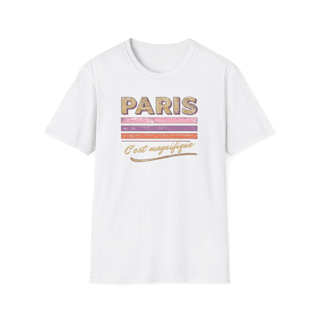 Paris 'C'est magnifique' Vintage Graphic T-Shirt