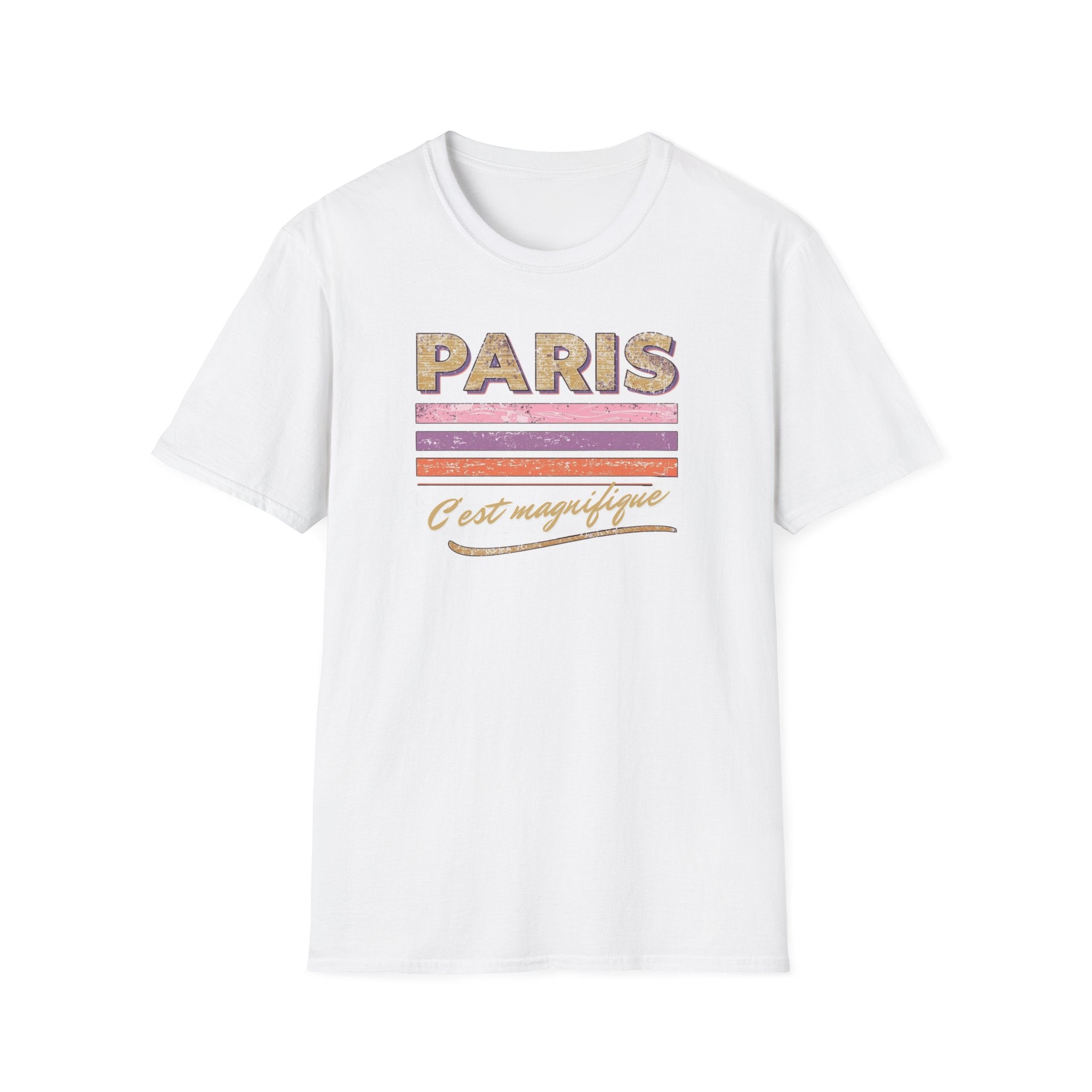 Paris 'C'est magnifique' Vintage Graphic T-Shirt