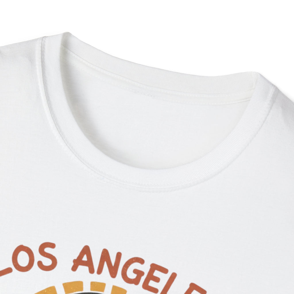 Los Angeles World Cup 2026 Soccer T-Shirt — Retro Sunset Ball Design