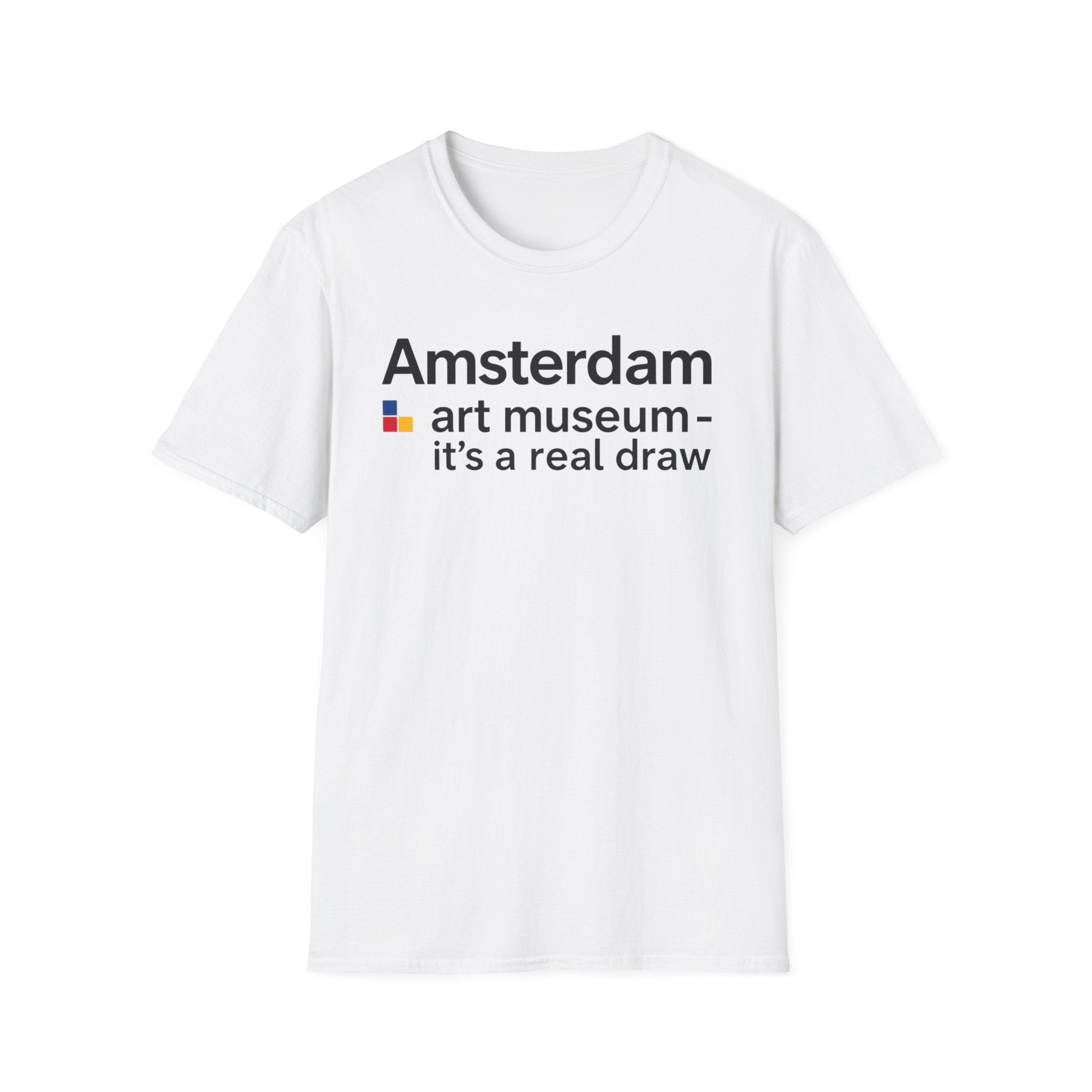 Amsterdam Art Museum T-Shirt — "it's a real draw" Graphic Tee