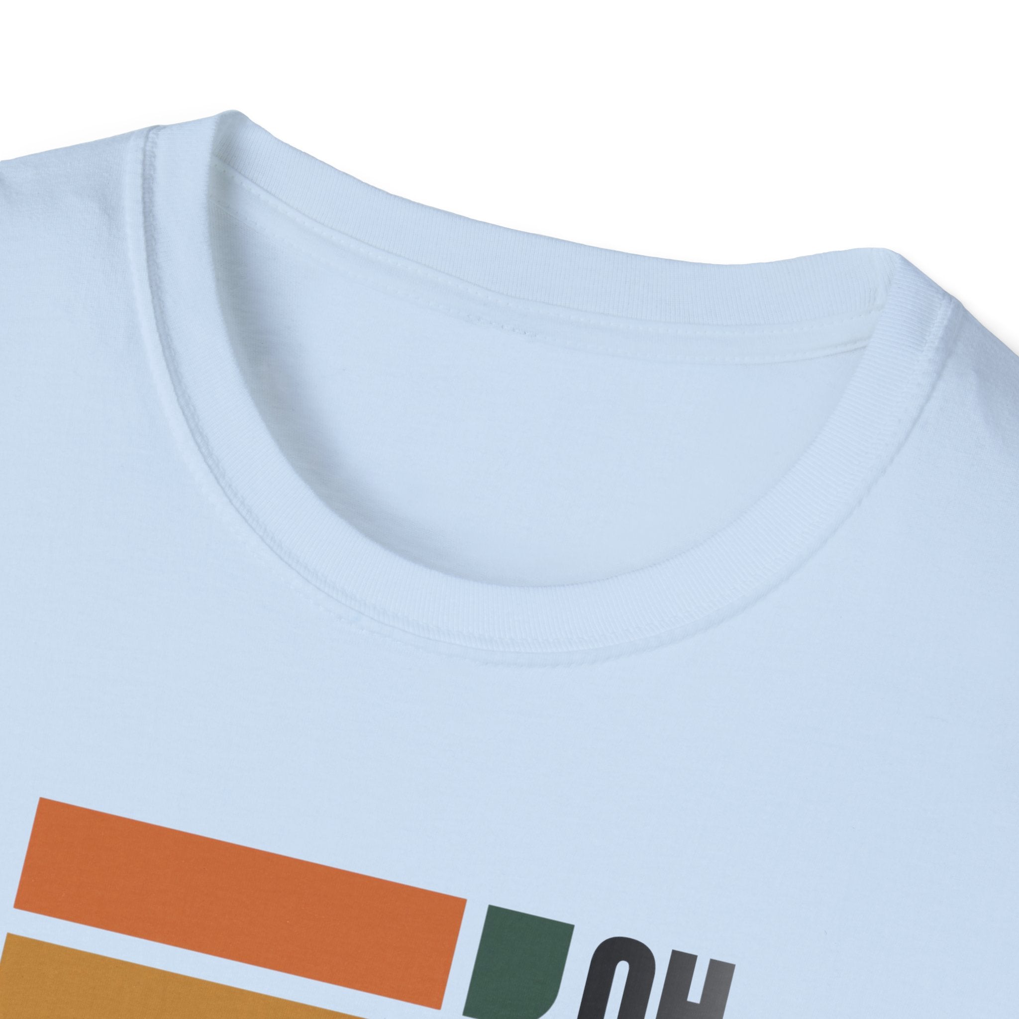 Ohio State Outline Stripes T-Shirt | Retro Buckeye Pride