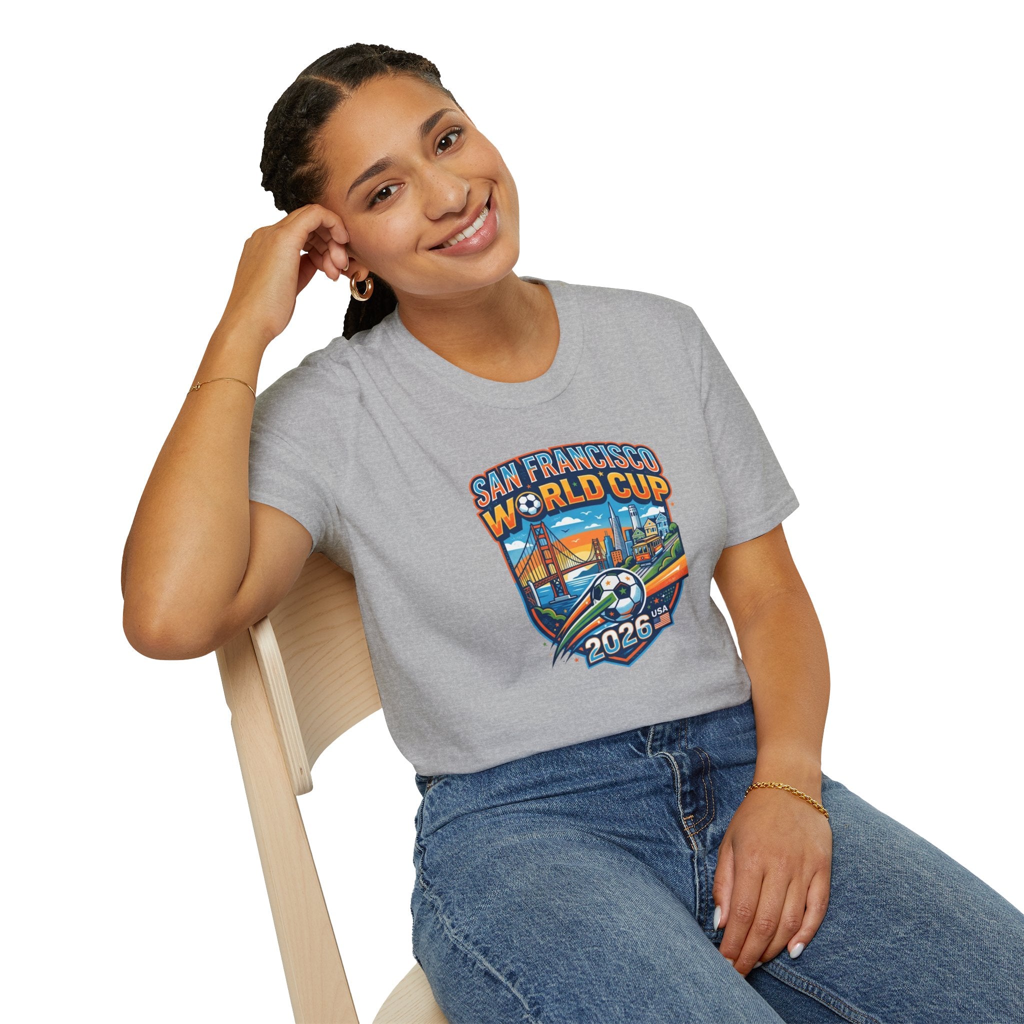 San Francisco World Cup 2026 T-Shirt — Vintage City Soccer Crest