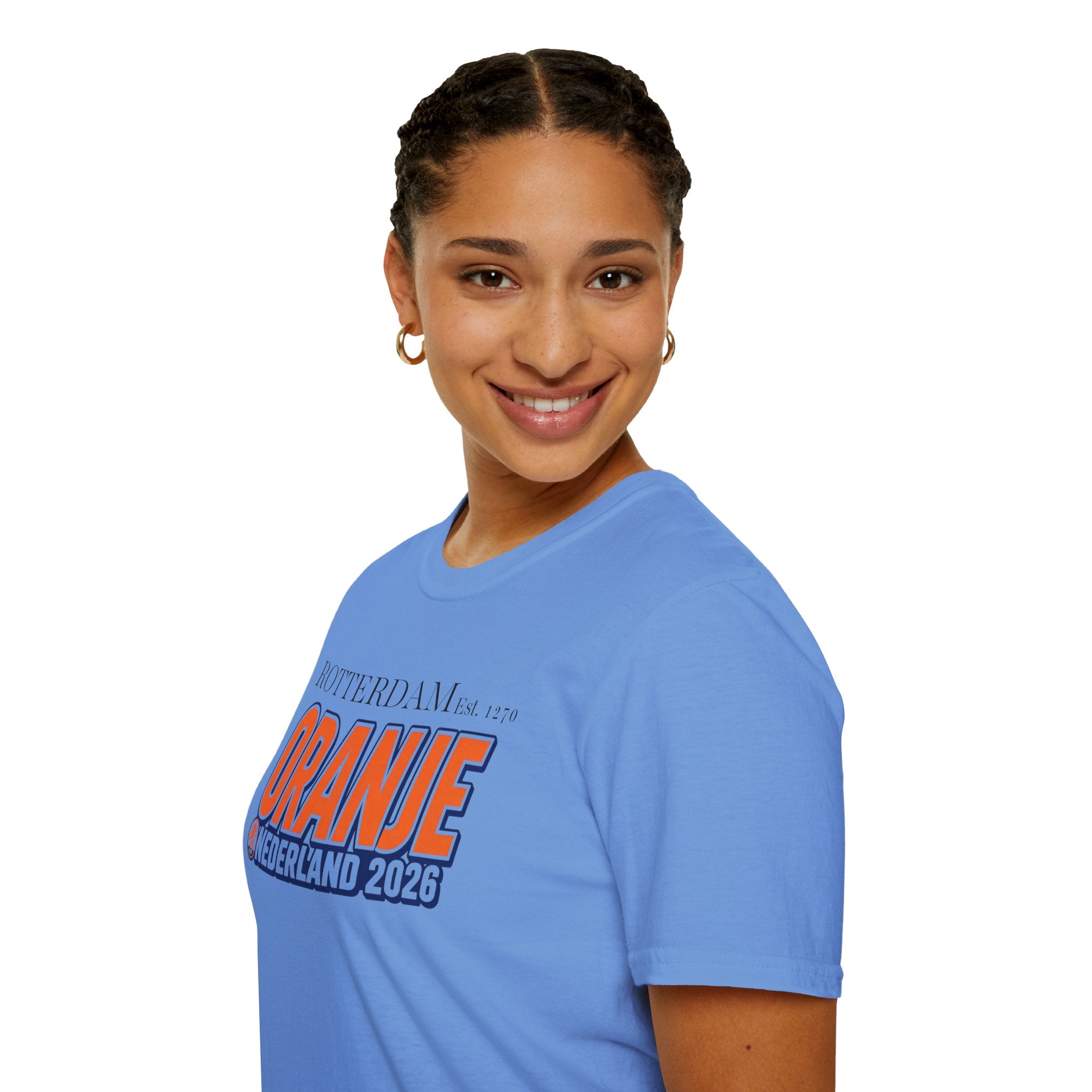 Oranje Nederland 2026 T-Shirt — Rotterdam Football Fan Tee