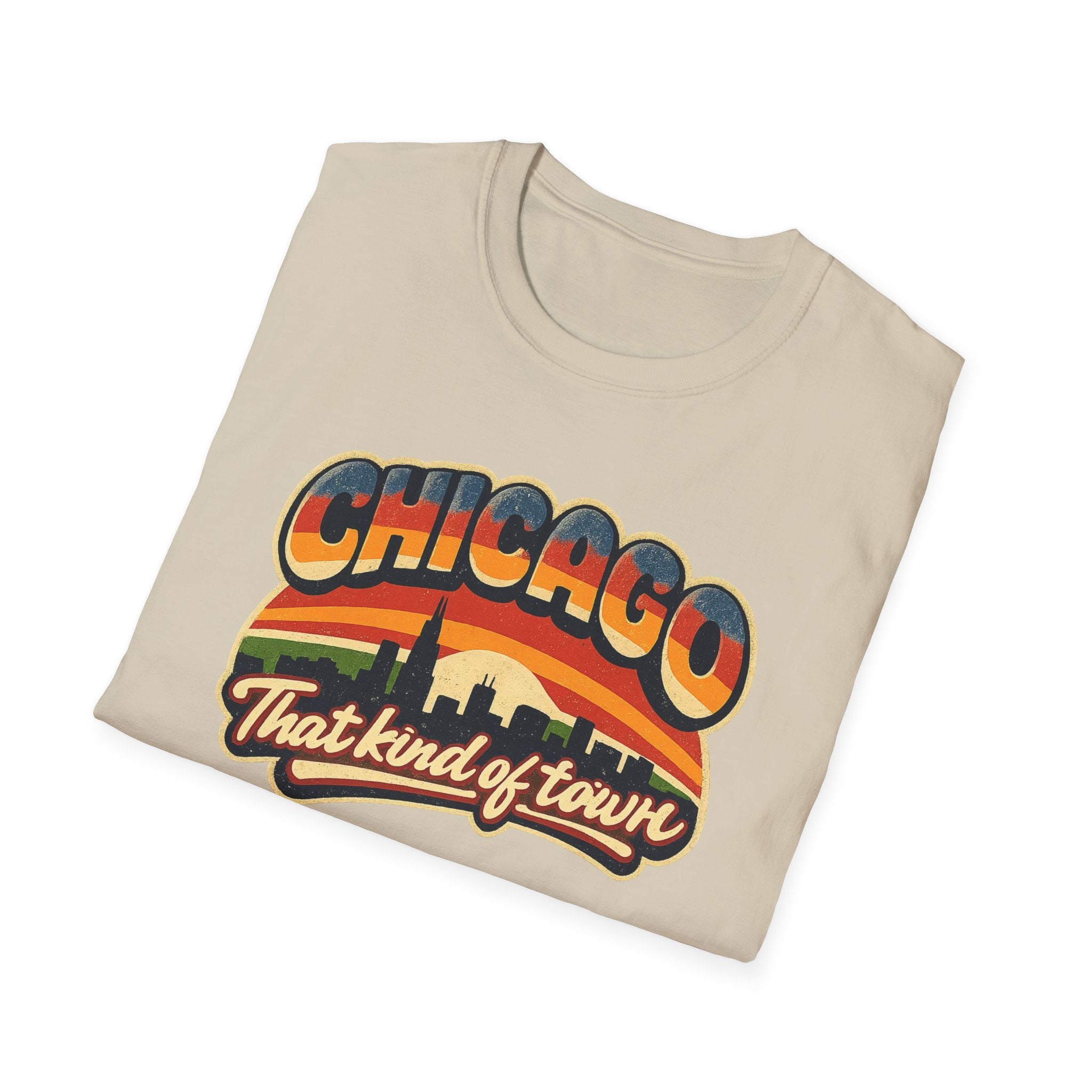 Chicago Retro Skyline T-Shirt — "That Kind of Town" Vintage City Tee