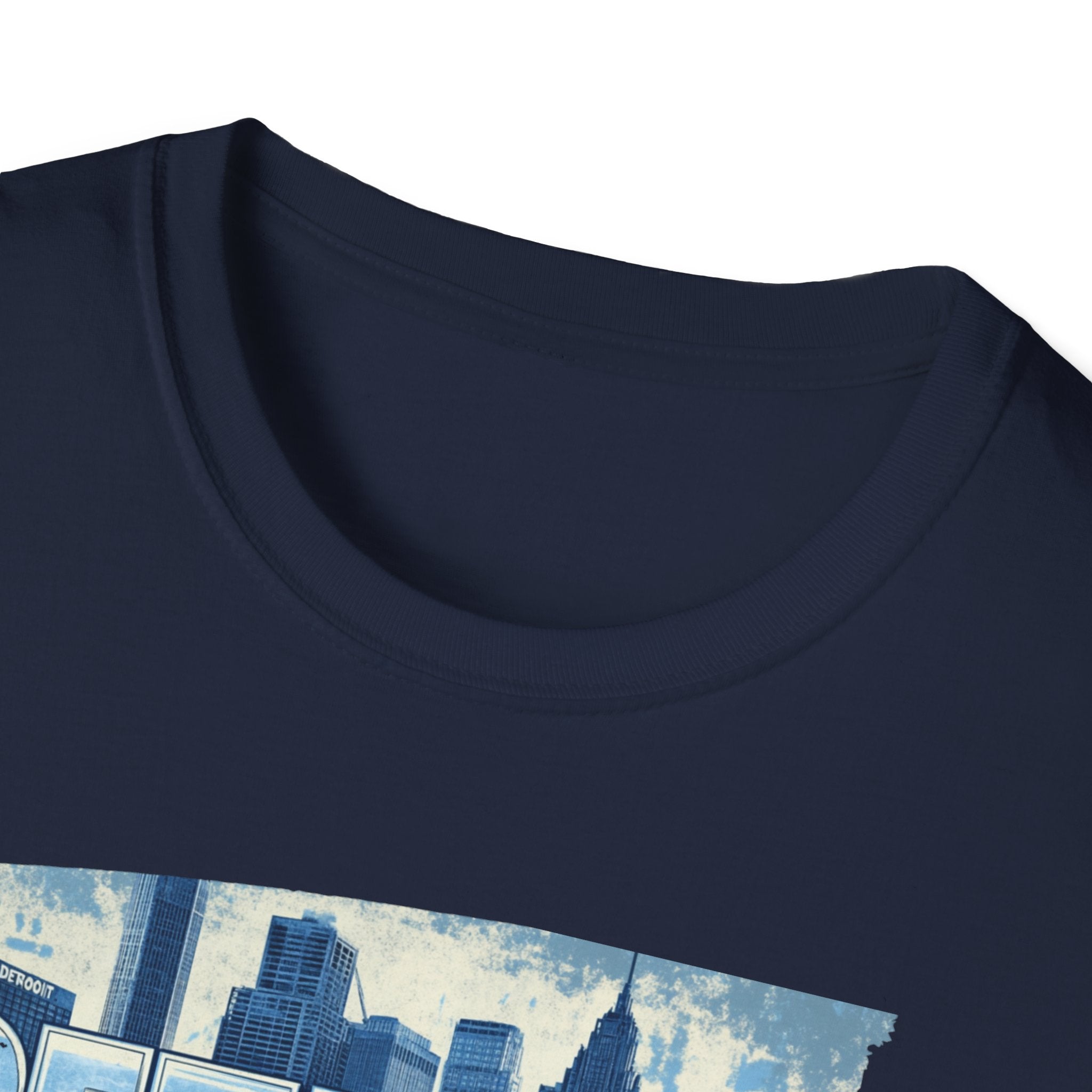 Detroit Skyline Graphic Tee | Detroit City Map, Urban Motor City