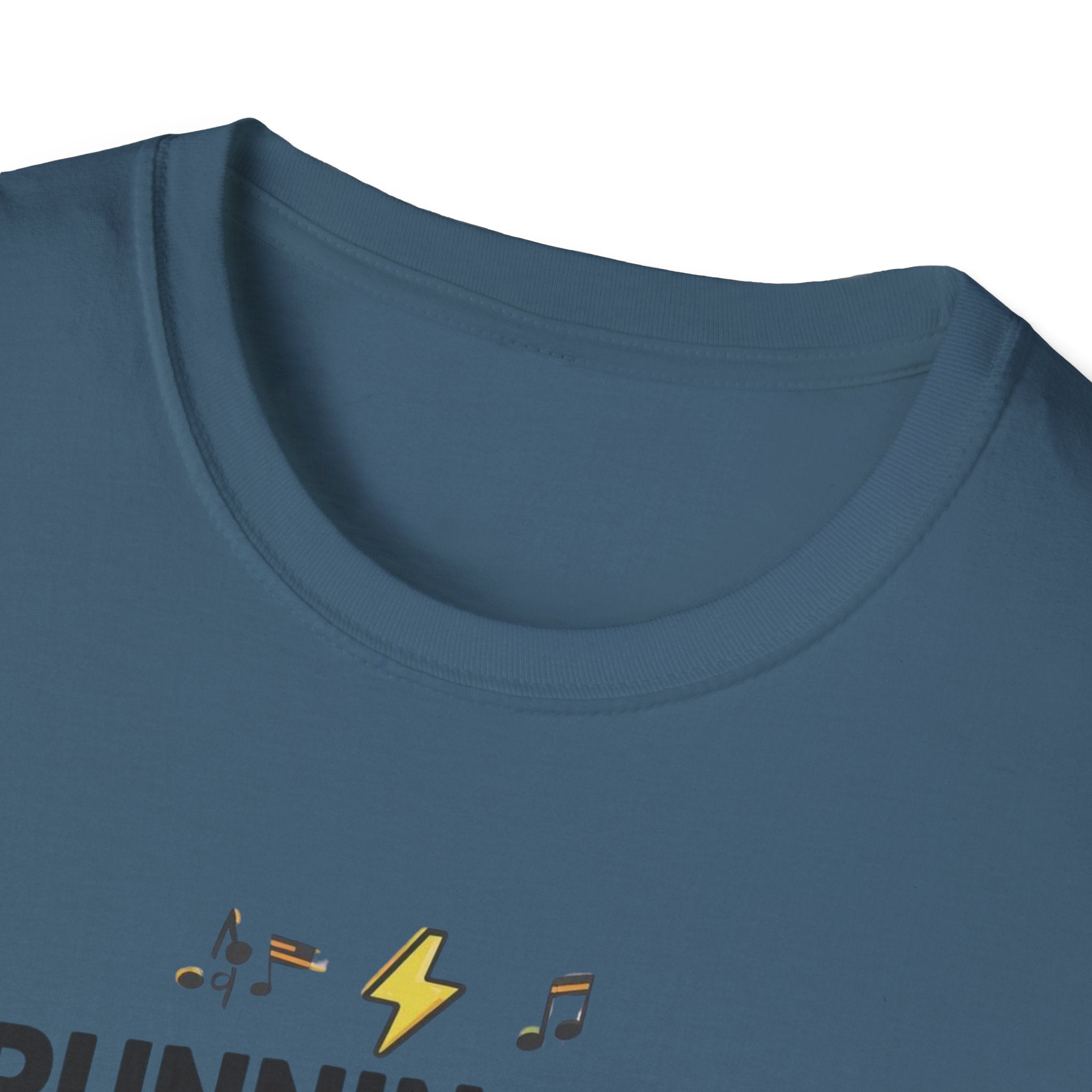Running on Bytes and Vibes T-Shirt — Retro Tech Austin Graphic Tee