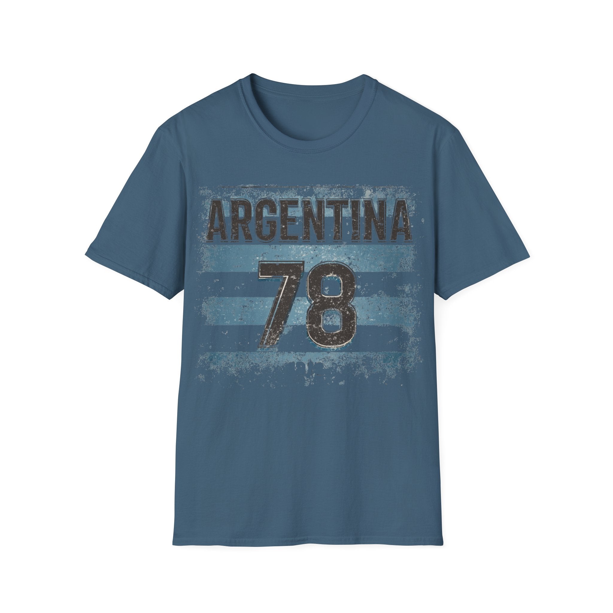 Argentina 78 T-Shirt | Vintage Stripes Soccer Jersey Style
