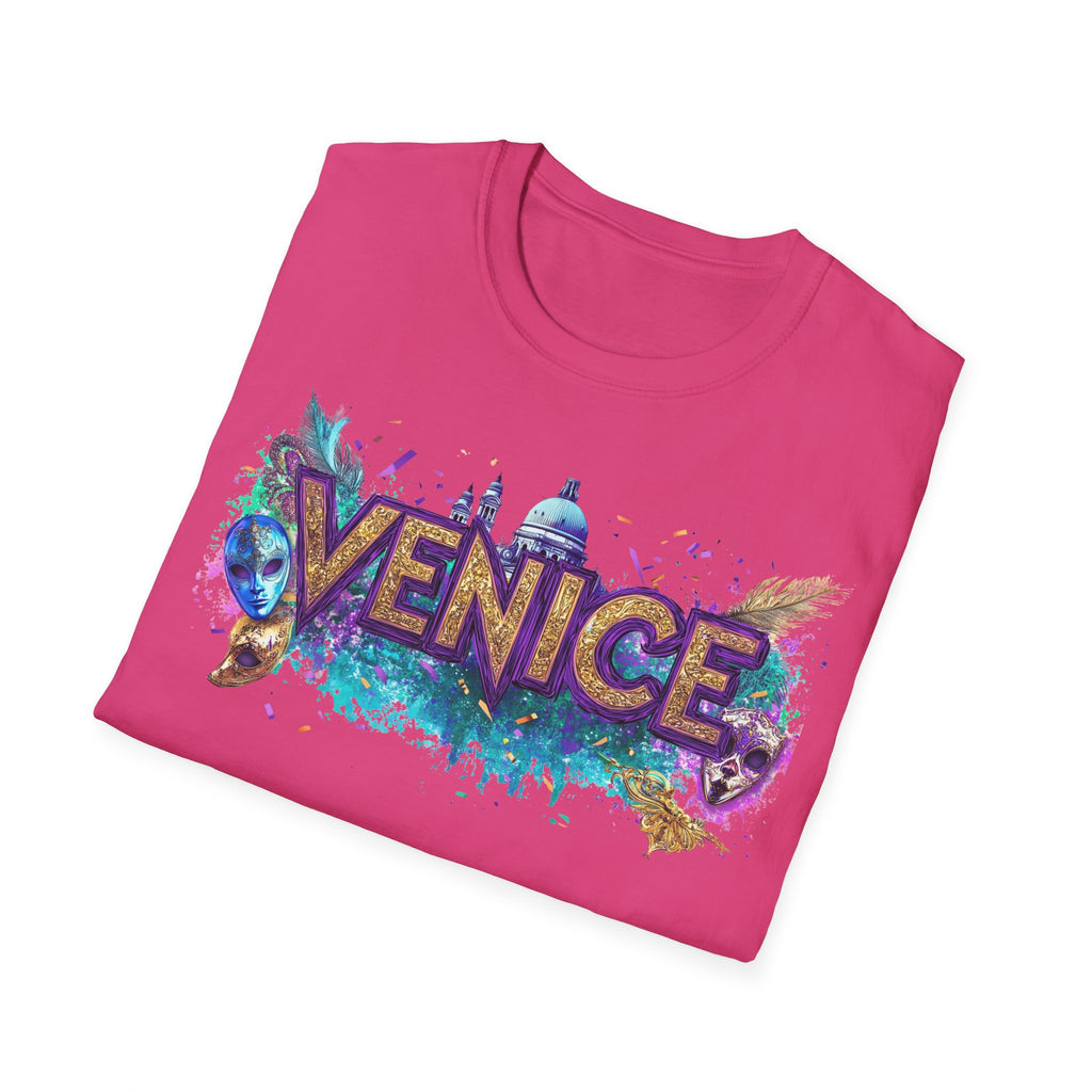 Venice Watercolor Splash T-Shirt | Venice Italy Travel Souvenir