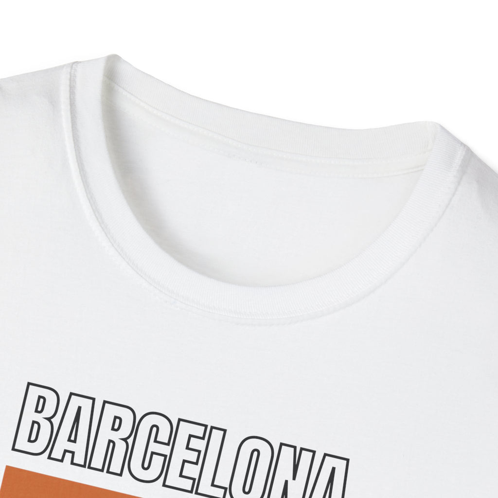 Barcelona retro stripes T-Shirt | vintage travel city tee