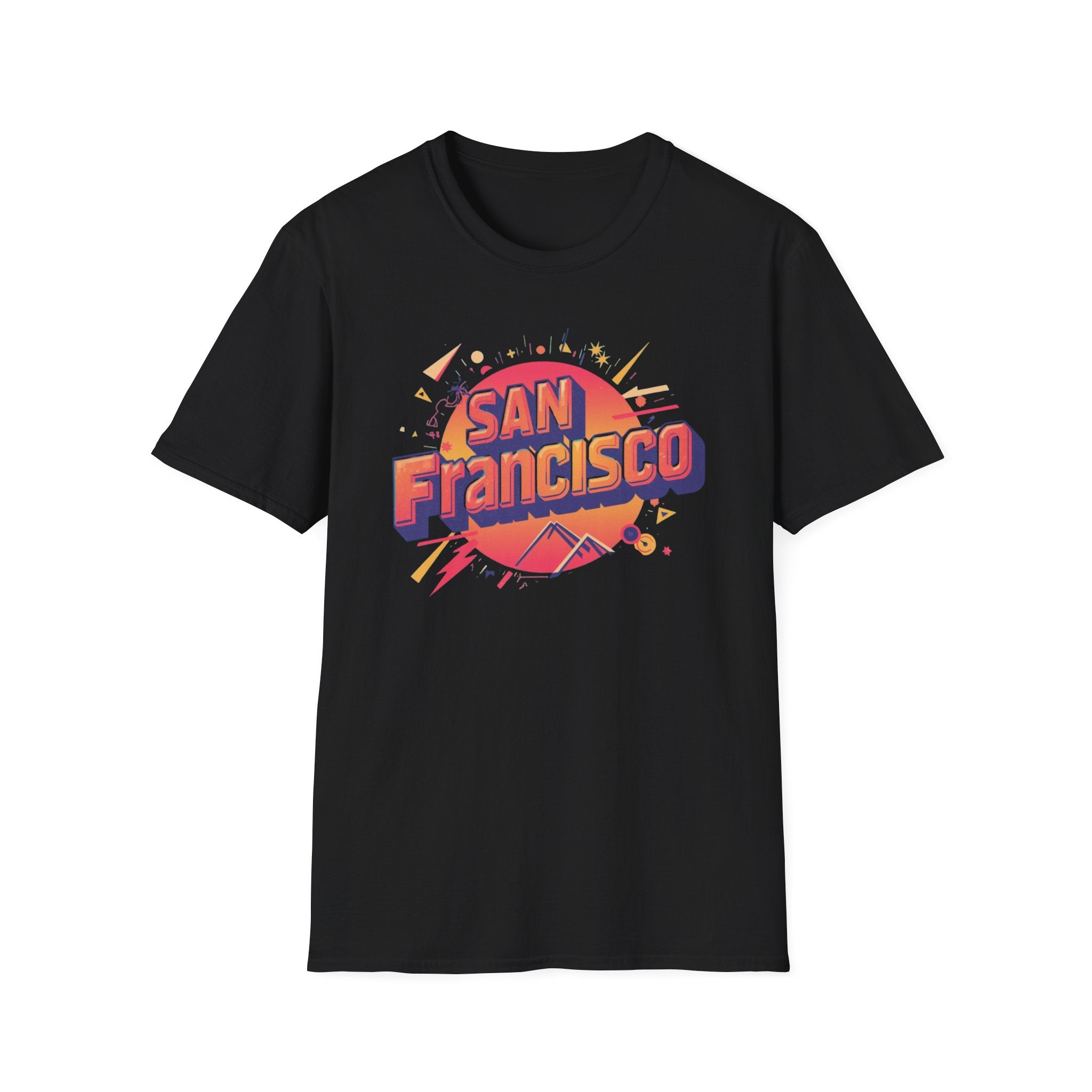 San Francisco Retro Sunset T-Shirt — Vintage City Skyline Tee