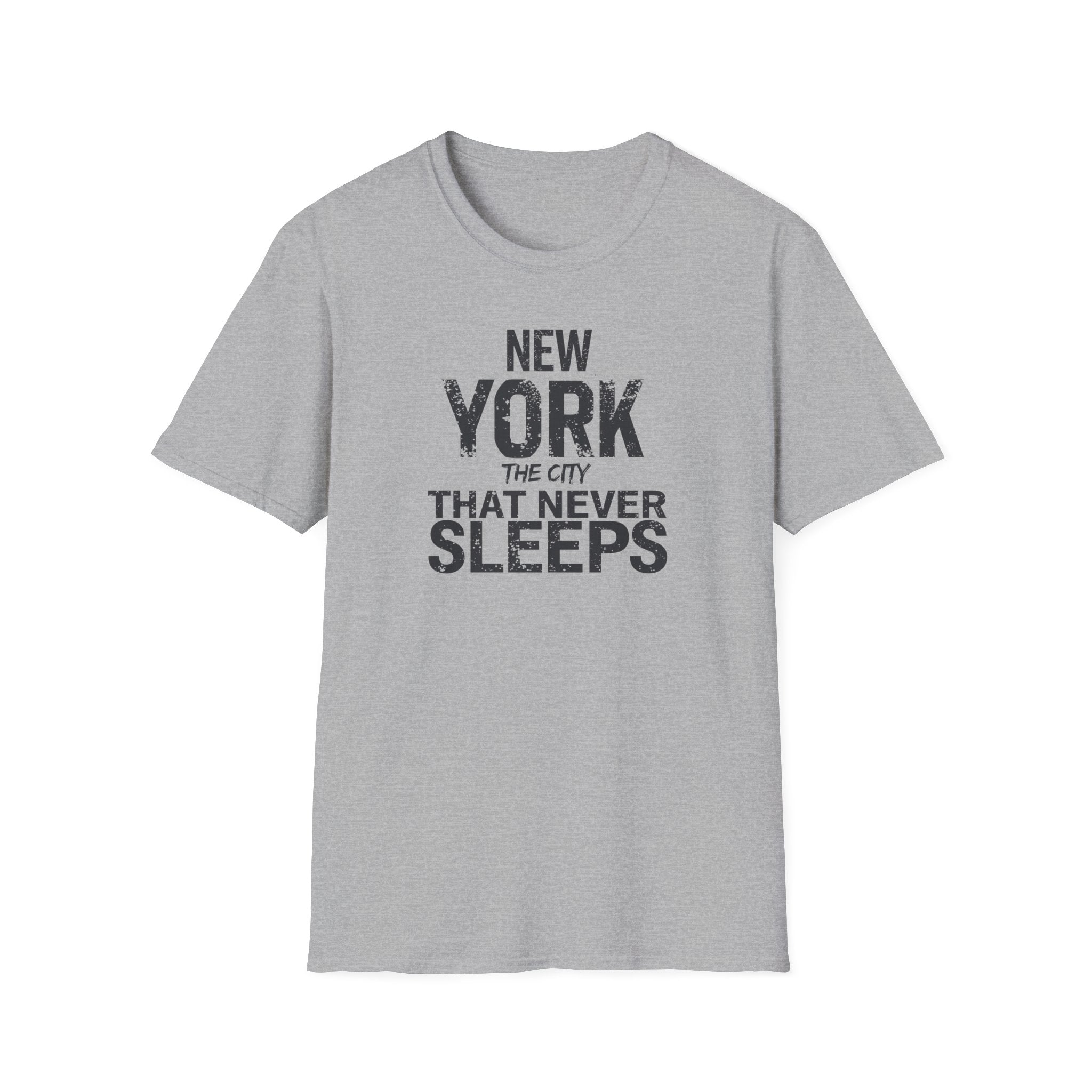 New York The City That Never Sleeps T-Shirt | Vintage NYC Typography