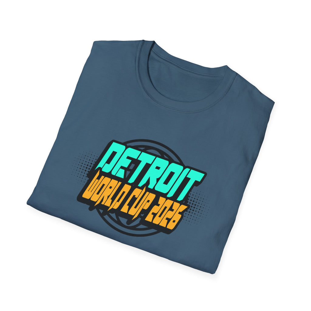 Detroit World Cup 2026 T-Shirt — Retro Soccer Graphic Tee