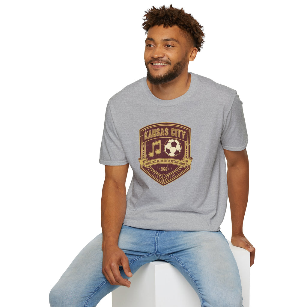 Kansas City Music & Soccer Crest T-Shirt
