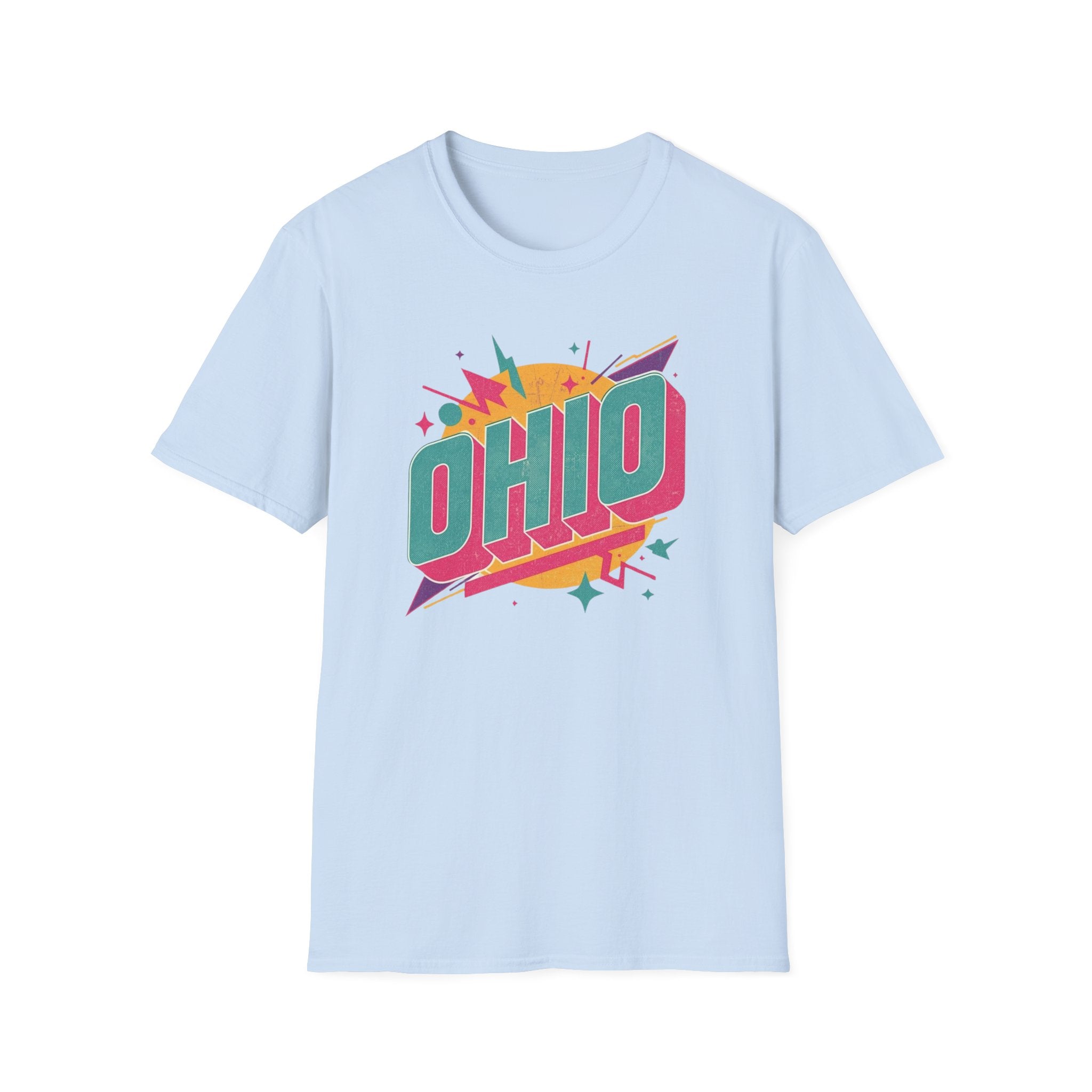 Ohio Retro Tee — Colorful Vintage State Pride T-Shirt