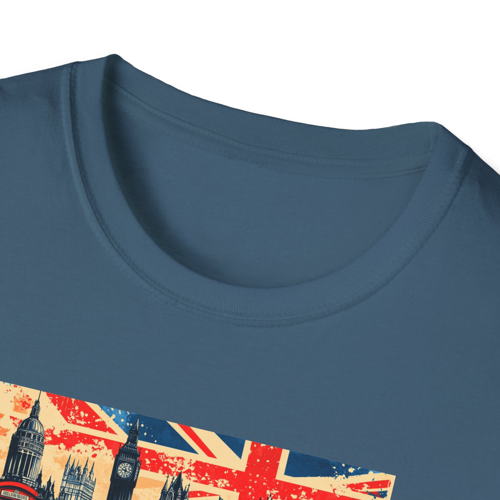 London Skyline Graphic T-Shirt | Union Jack, Tower Bridge, Red Phone Booth