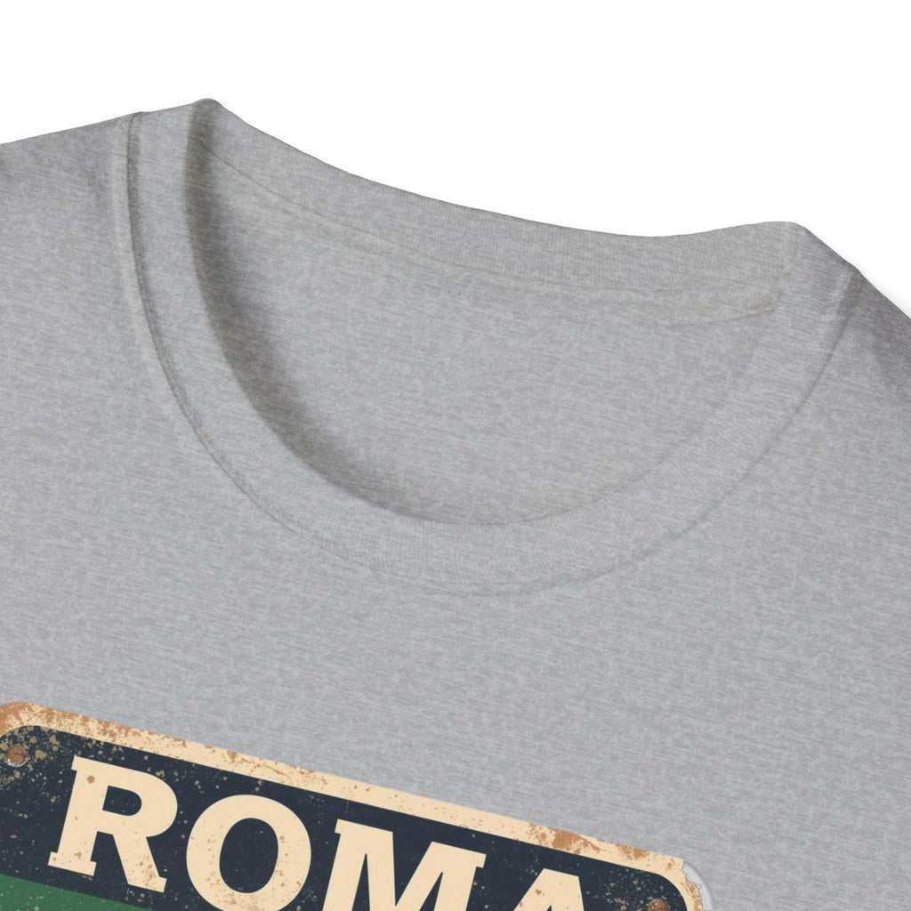 Roma Vintage Italy T-Shirt — "Honk If You Like Silence" Retro Rome Tee