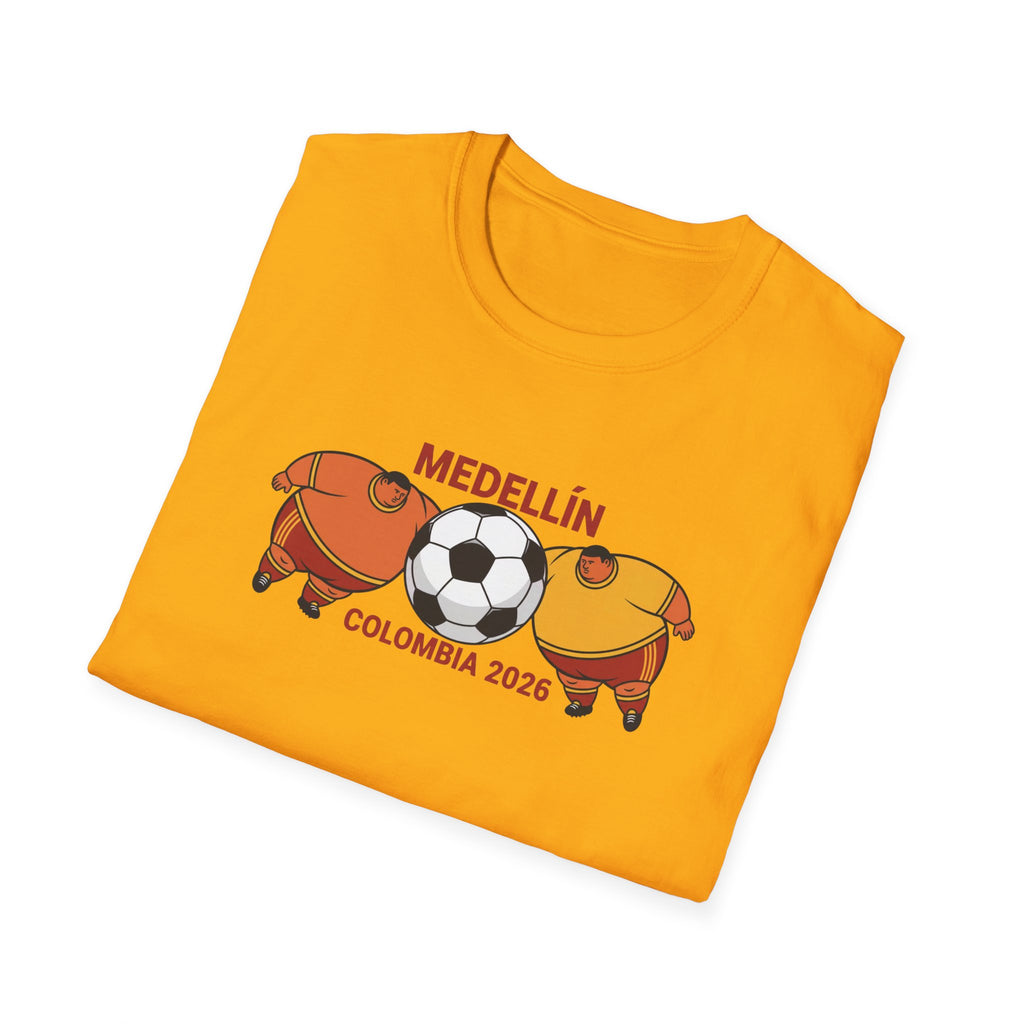 Medellín Colombia 2026 Soccer T-Shirt – Football Dolphins Graphic Tee